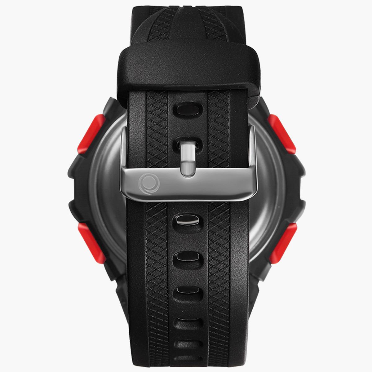 ساعة رقمية من استرو للاطفال بسوار بولي يوريثين مع لون اسود - A22913-PPBBR-boys-accessories-watches-image-2