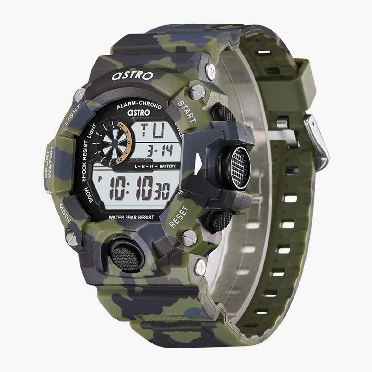 ساعة رقمية مموهة من استرو للاطفال بسوار بولي يوريثين مع لون اخضر - A22914-PPHB-boys-accessories-watches-image-2