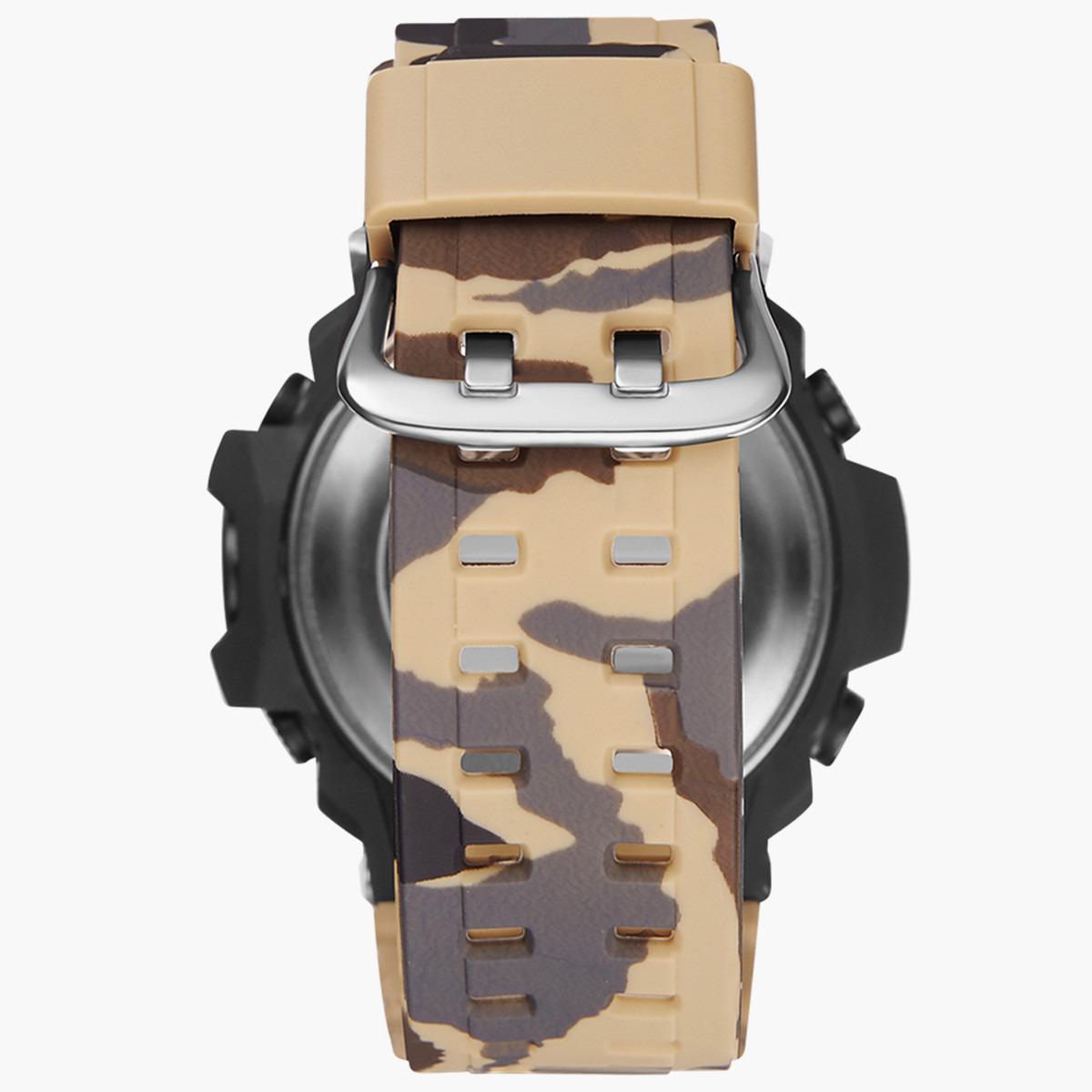 ساعة رقمية مموهة من استرو للاطفال بسوار بولي يوريثين مع لون كاكي - A22914-PPCB-boys-accessories-watches-image-2