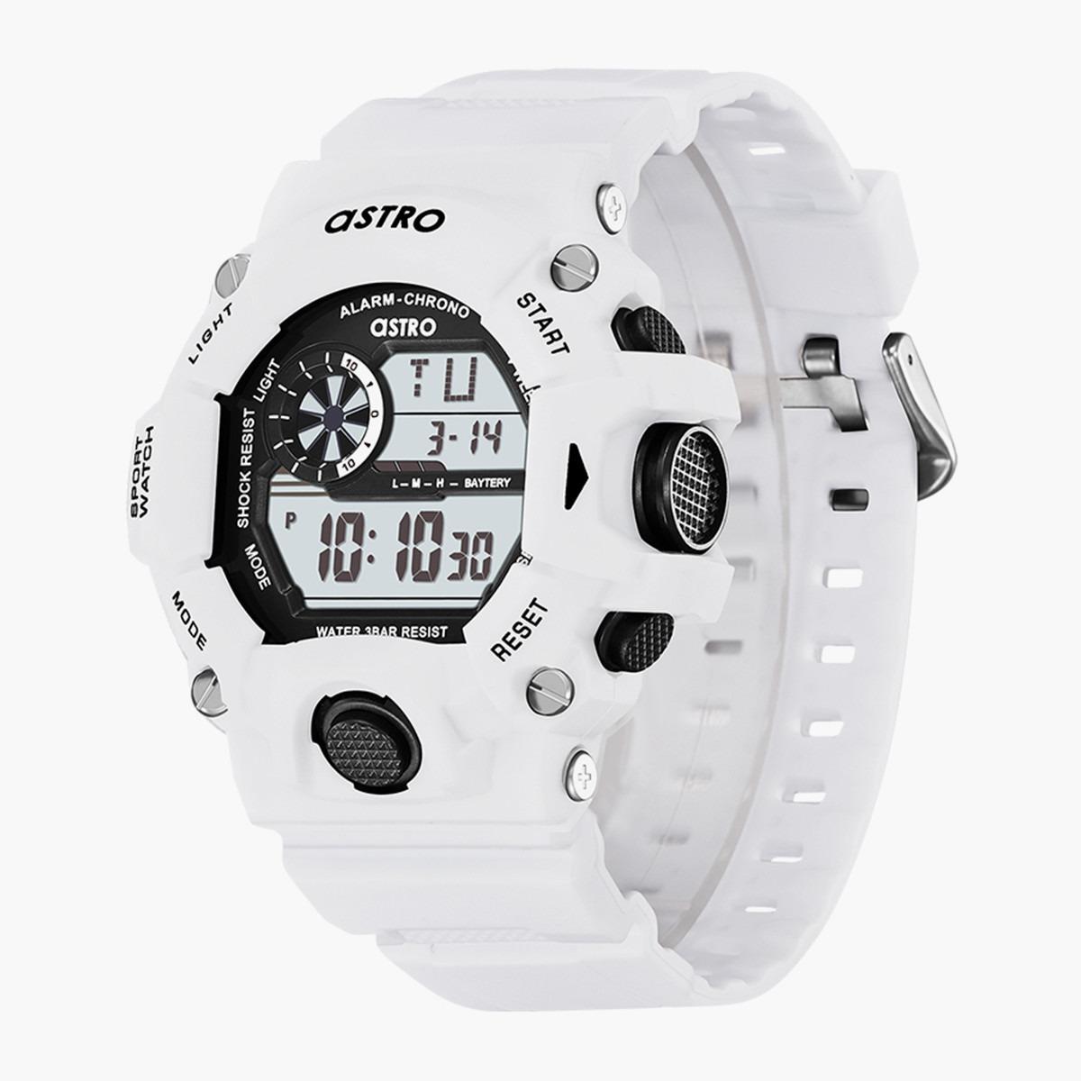 ساعة رقمية من استرو للاطفال بسوار بولي يوريثين مع لون ابيض - A22914-PPWB-boys-accessories-watches-image-3