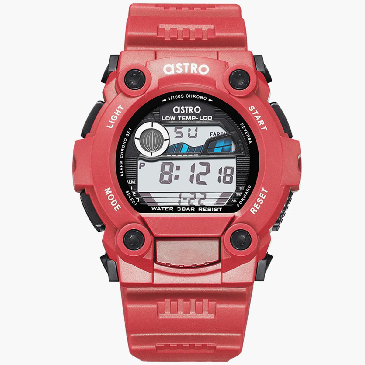Astro Kids Red Polyurethane Strap Digital Watch - A22916-PPRB-boys-accessories-watches-image-1