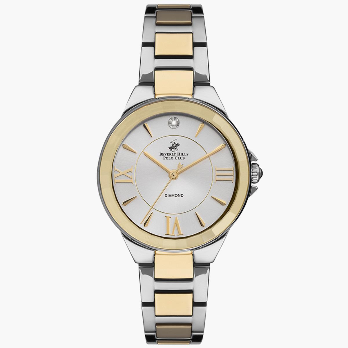 ساعة بيفرلي هيلز بولو كلوب من انالوج بسوار معدني ذهبي وفضي للنساء - BP3228X.230-women-watchesandjewellery-watches-image-1