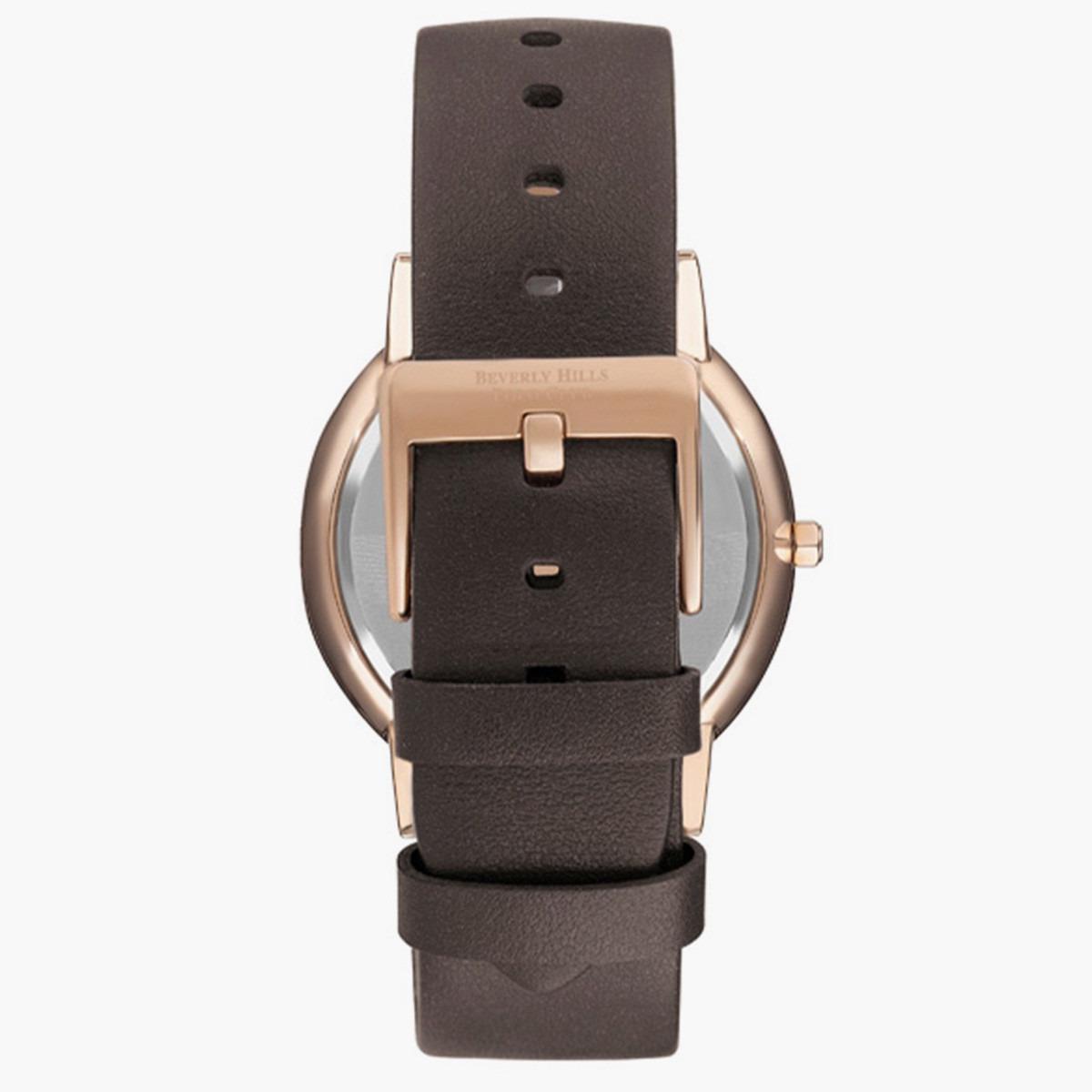 ساعة بيفرلي هيلز بولو كلوب من أنالوج للرجال بسوار جلدي بني غامق - BP3245X.452-men-watchesandjewellery-watches-image-3