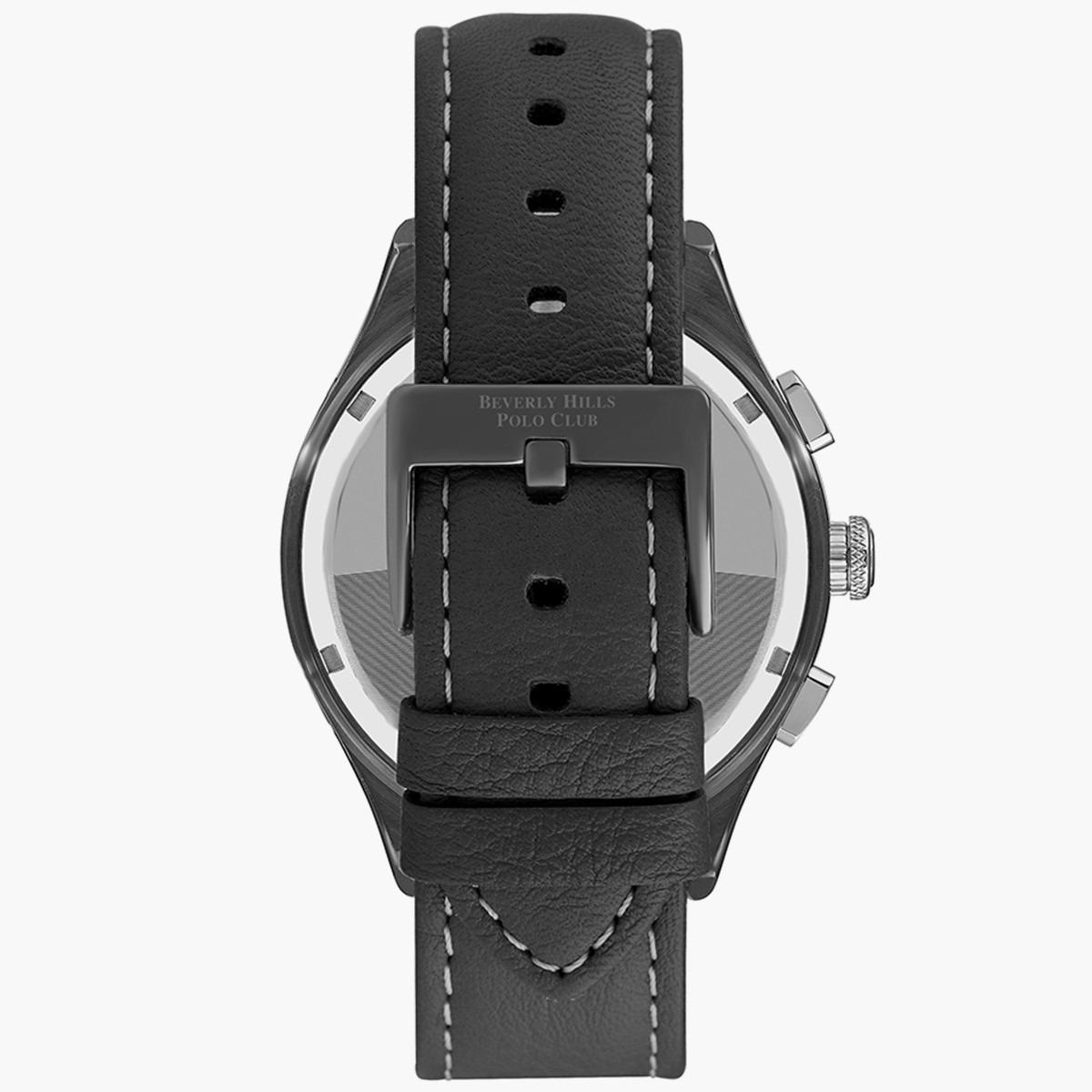ساعة بيفرلي هيلز بولو كلوب من كرونوغراف بسوار جلدي اسود للرجال - BP3251X.651-men-watchesandjewellery-watches-image-3