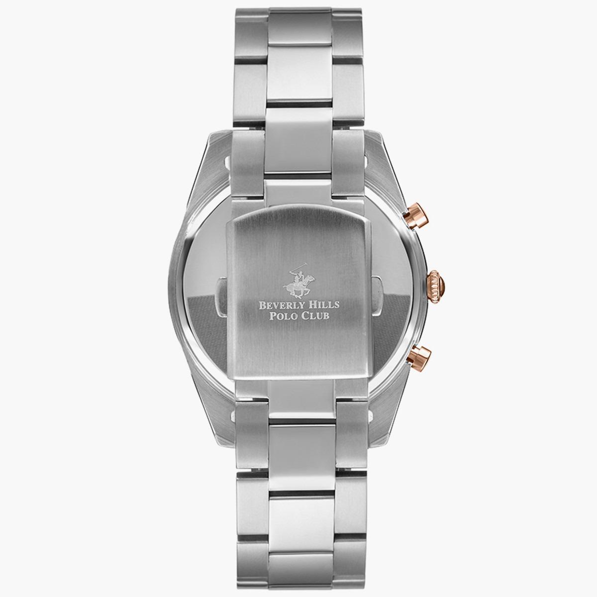 ساعة بيفرلي هيلز بولو كلوب من كرونوغراف للرجال بسوار معدني فضي - BP3262X.360-men-watchesandjewellery-watches-image-3
