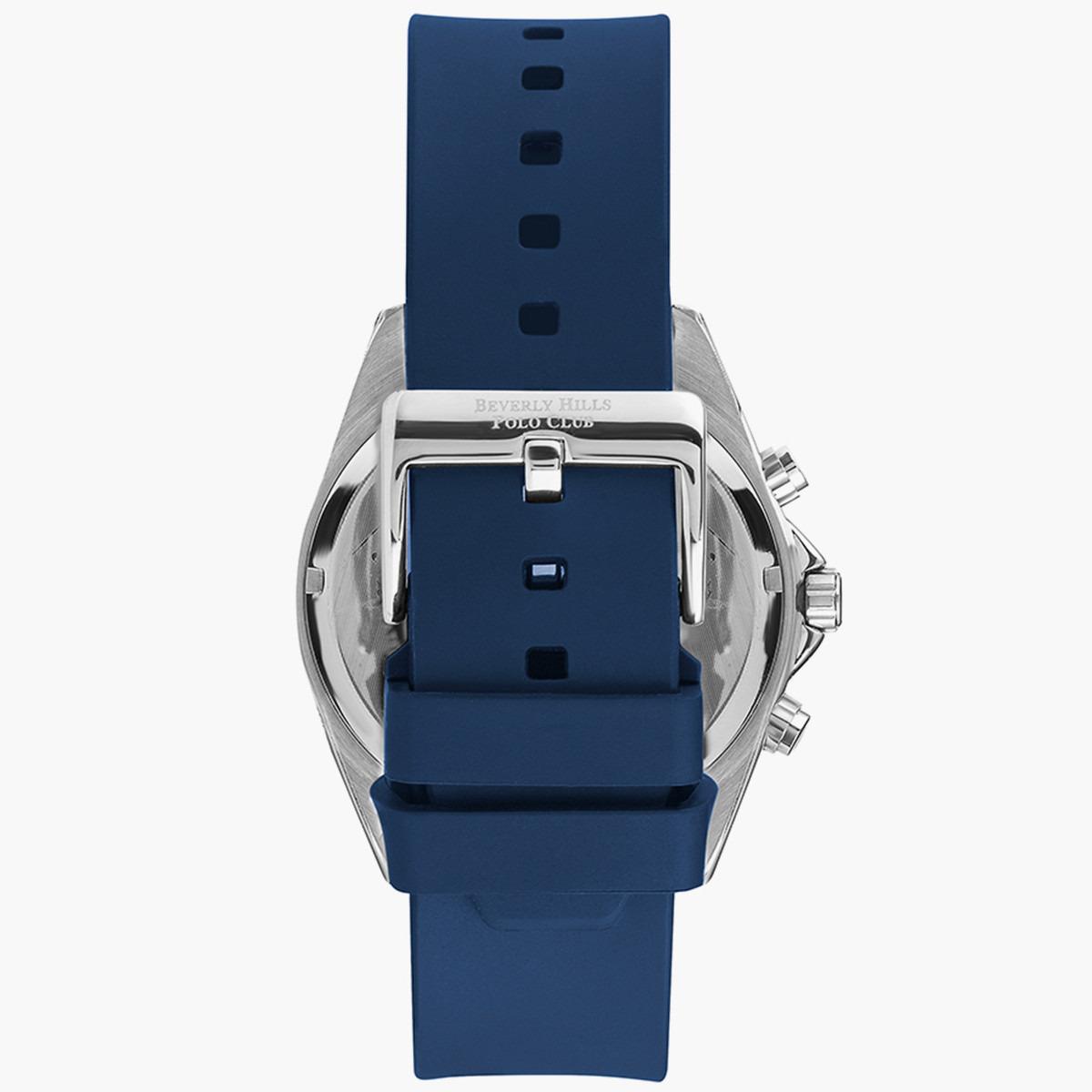 ساعة بيفرلي هيلز بولو كلوب من كرونوغراف بسوار سيليكون ازرق للرجال - BP3277X.399-men-watchesandjewellery-watches-image-3