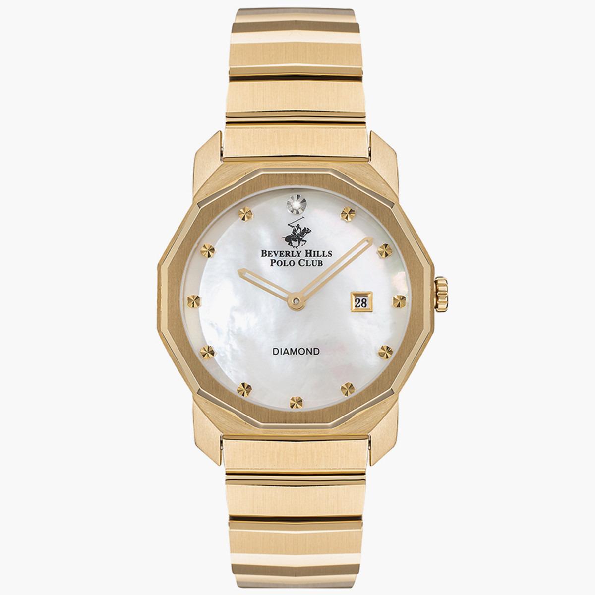 ساعة بيفرلي هيلز بولو كلوب من انالوج بسوار ذهبي معدني للنساء - BP3284X.120-women-watchesandjewellery-watches-image-1