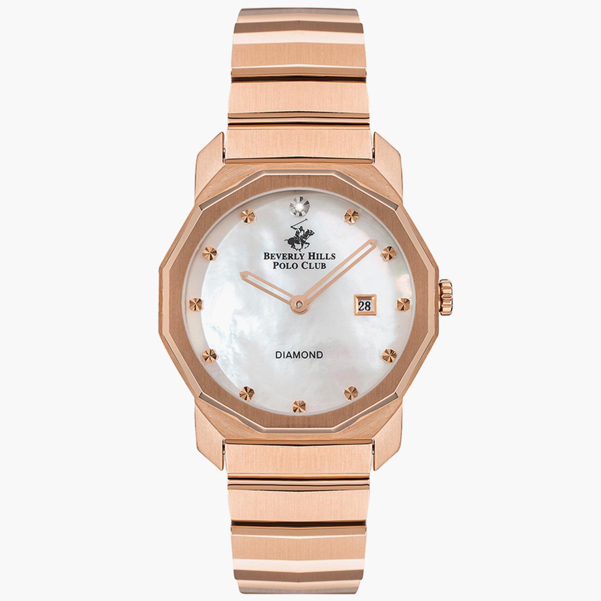ساعة بيفرلي هيلز بولو كلوب من انالوج بسوار ذهبي وردي معدني للنساء - BP3284X.420-women-watchesandjewellery-watches-image-1