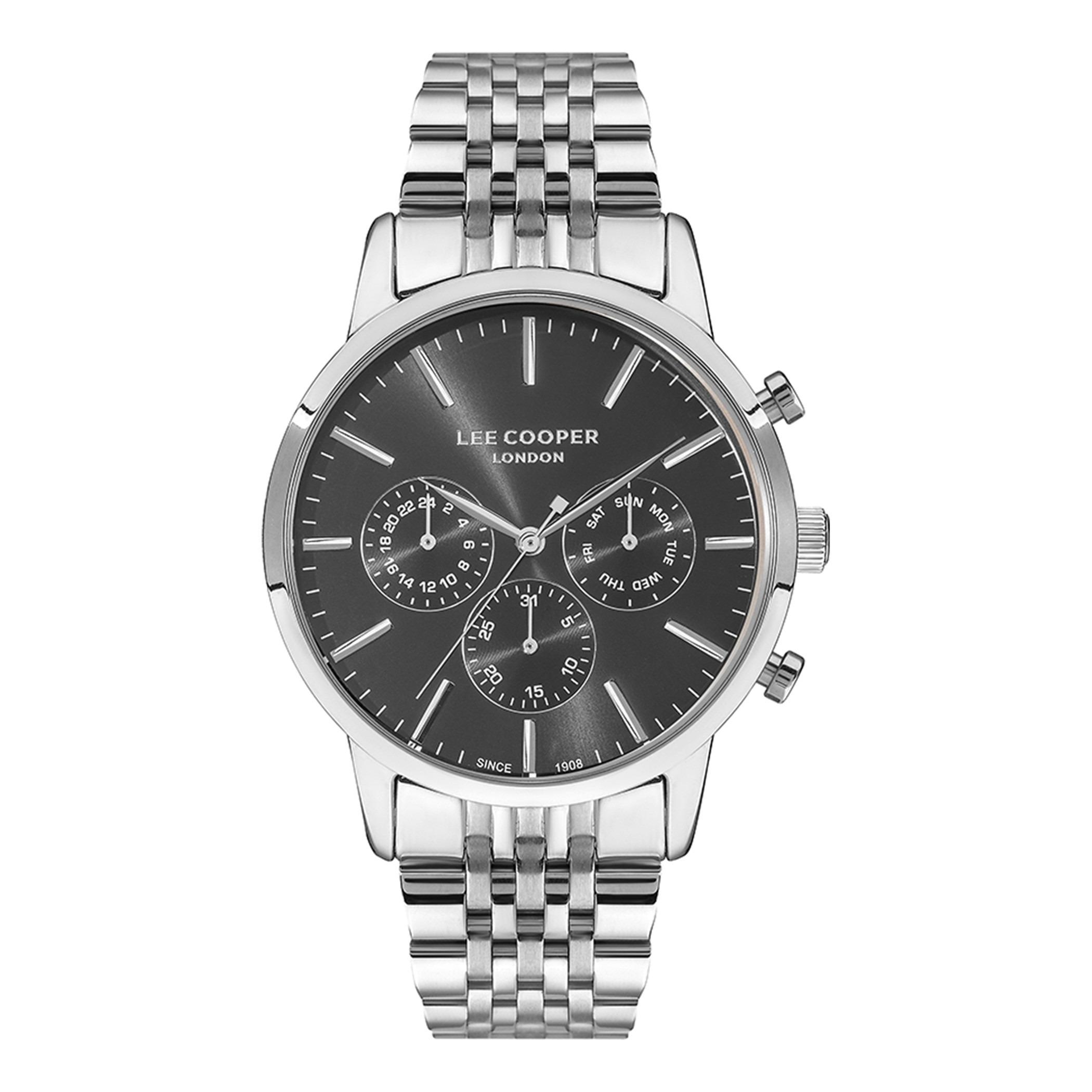  LC07359.350-ساعة كرونوغراف من لي كوبر بمينا أسود للرجال -men-watchesandjewellery-watches-image-1