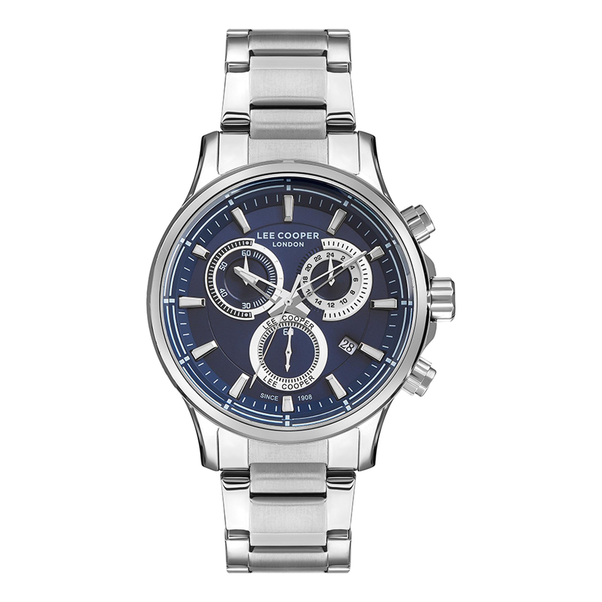  LC07360.390-ساعة كرونوغراف من لي كوبر بمينا أزرق غامق للرجال -men-watchesandjewellery-watches-image-1