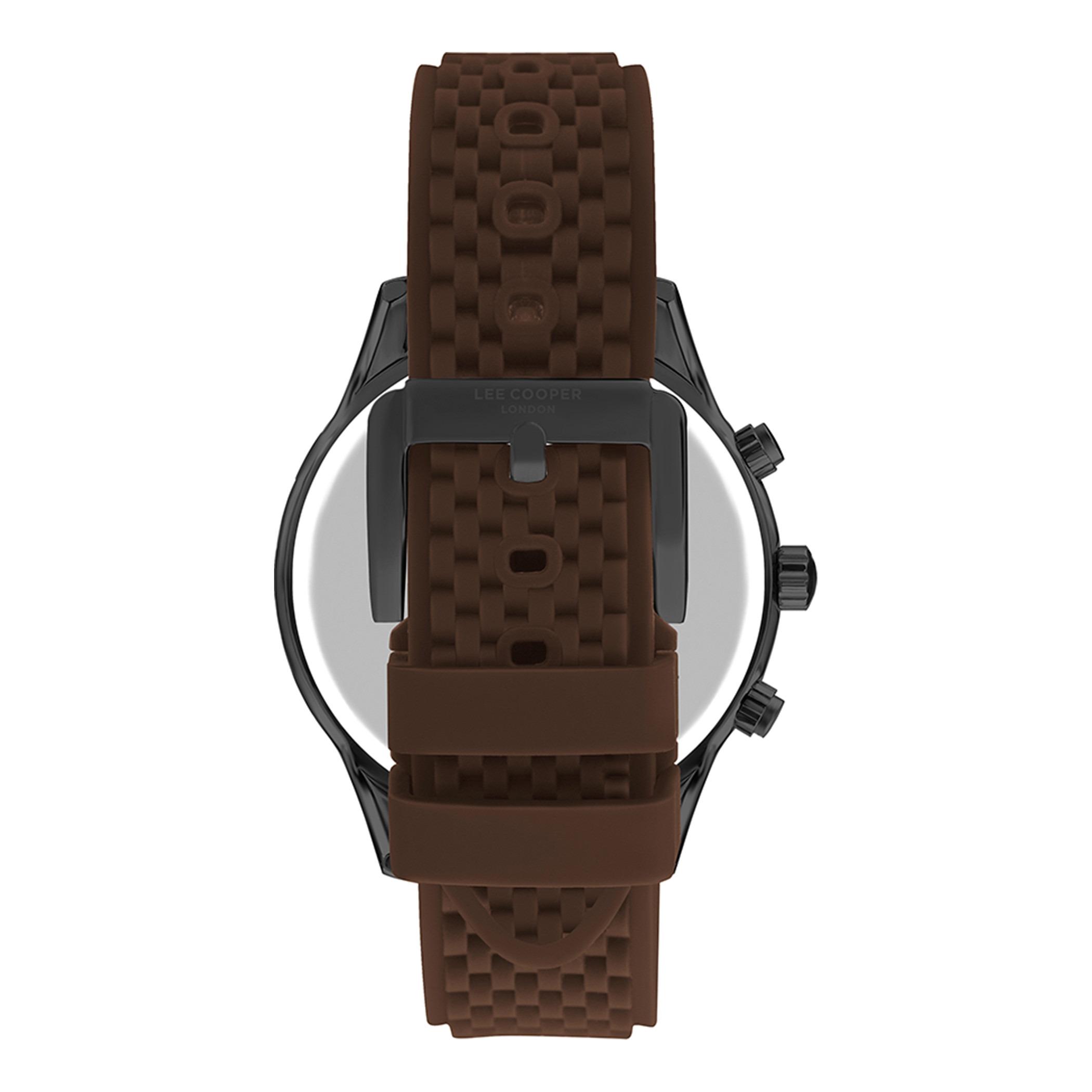  LC07373.667-ساعة كرونوغراف من لي كوبر بمينا غون ميتال للرجال -men-watchesandjewellery-watches-image-3