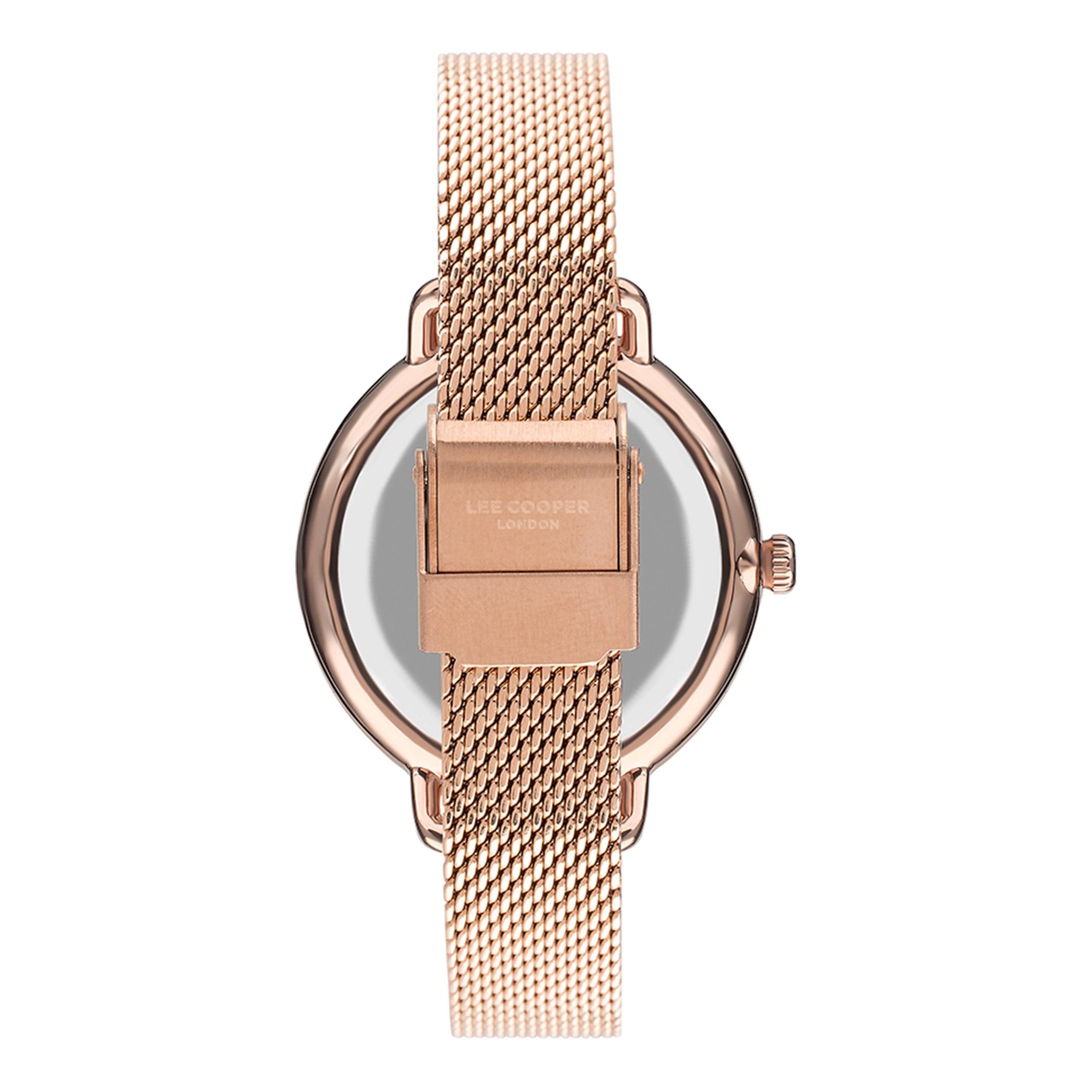  LC07400.410-ساعة أنالوج من لي كوبر بمينا ذهبي وردي للنساء -women-watchesandjewellery-watches-image-3