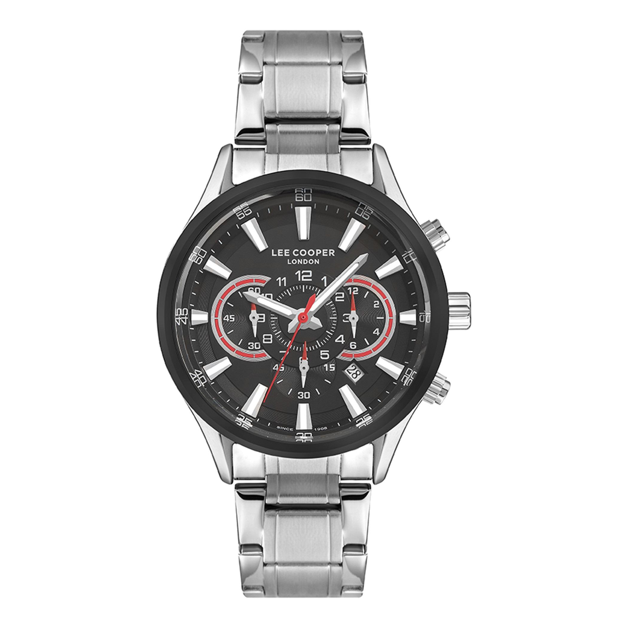  LC07417.350-ساعة كرونوغراف من لي كوبر بمينا أسود للرجال -men-watchesandjewellery-watches-image-1