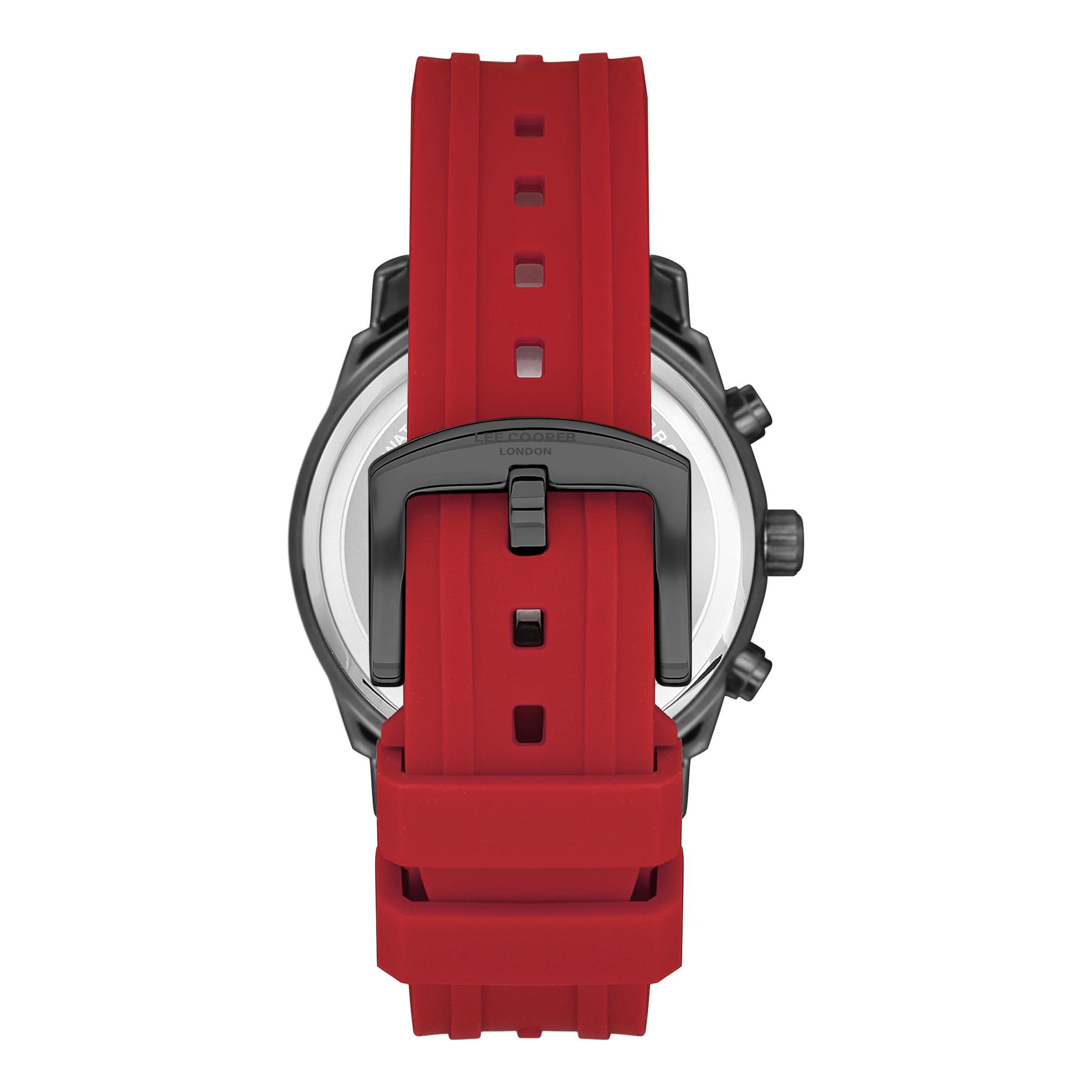  LC07428.068-ساعة كرونوغراف من لي كوبر بمينا غون ميتال للرجال -men-watchesandjewellery-watches-image-3
