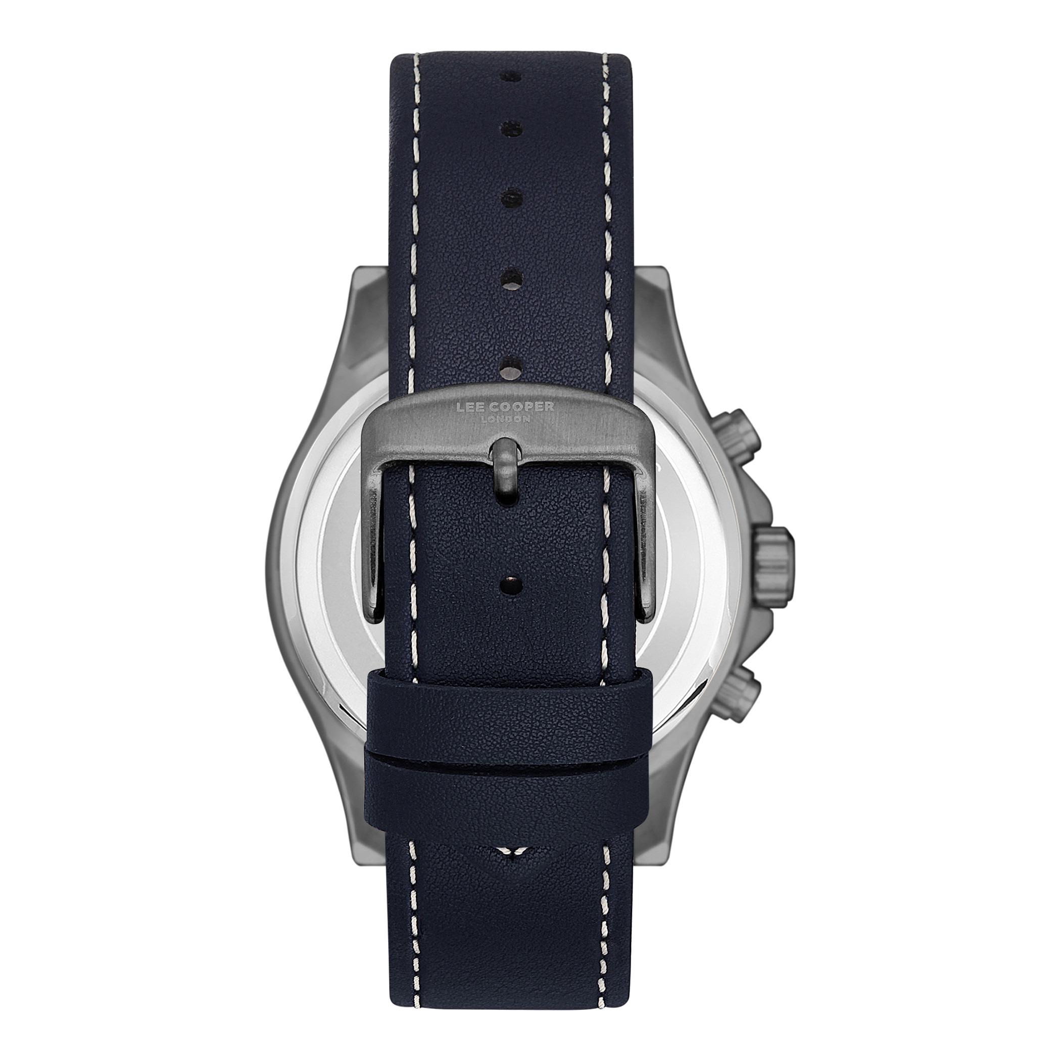  LC07425.069-ساعة كرونوغراف من لي كوبر بمينا أسود للرجال -men-watchesandjewellery-watches-image-3