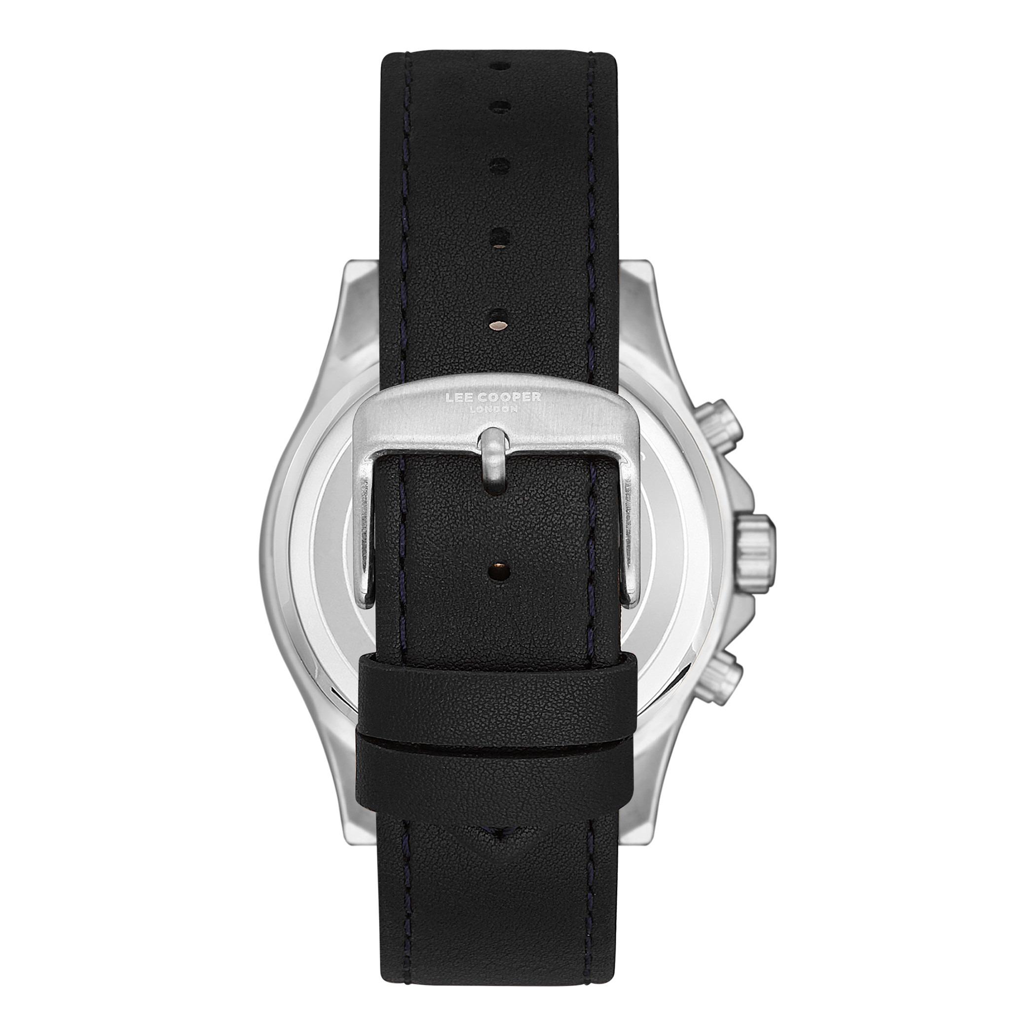  LC07425.361-ساعة كرونوغراف من لي كوبر بمينا أسود للرجال -men-watchesandjewellery-watches-image-3