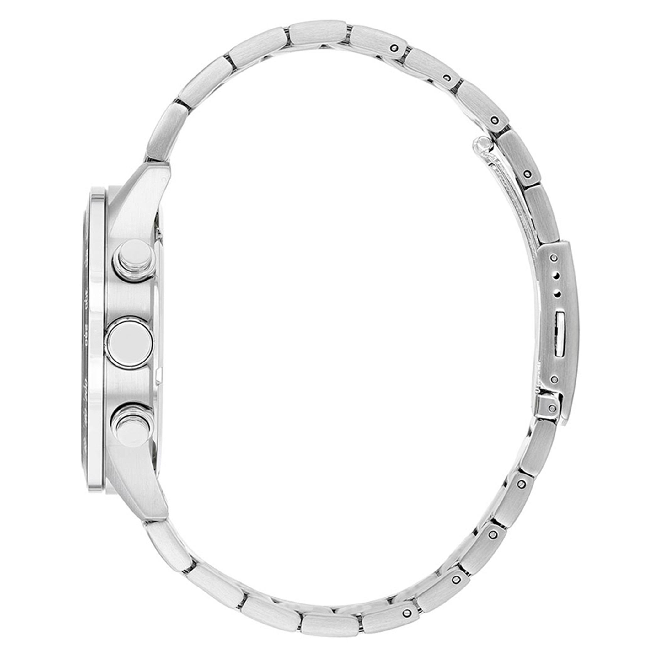  AN3600-59L-ساعة كرونوغراف من سيتيزن كوارتز للرجال بمينا ازرق مع سوار فضي -men-watchesandjewellery-watches-image-3