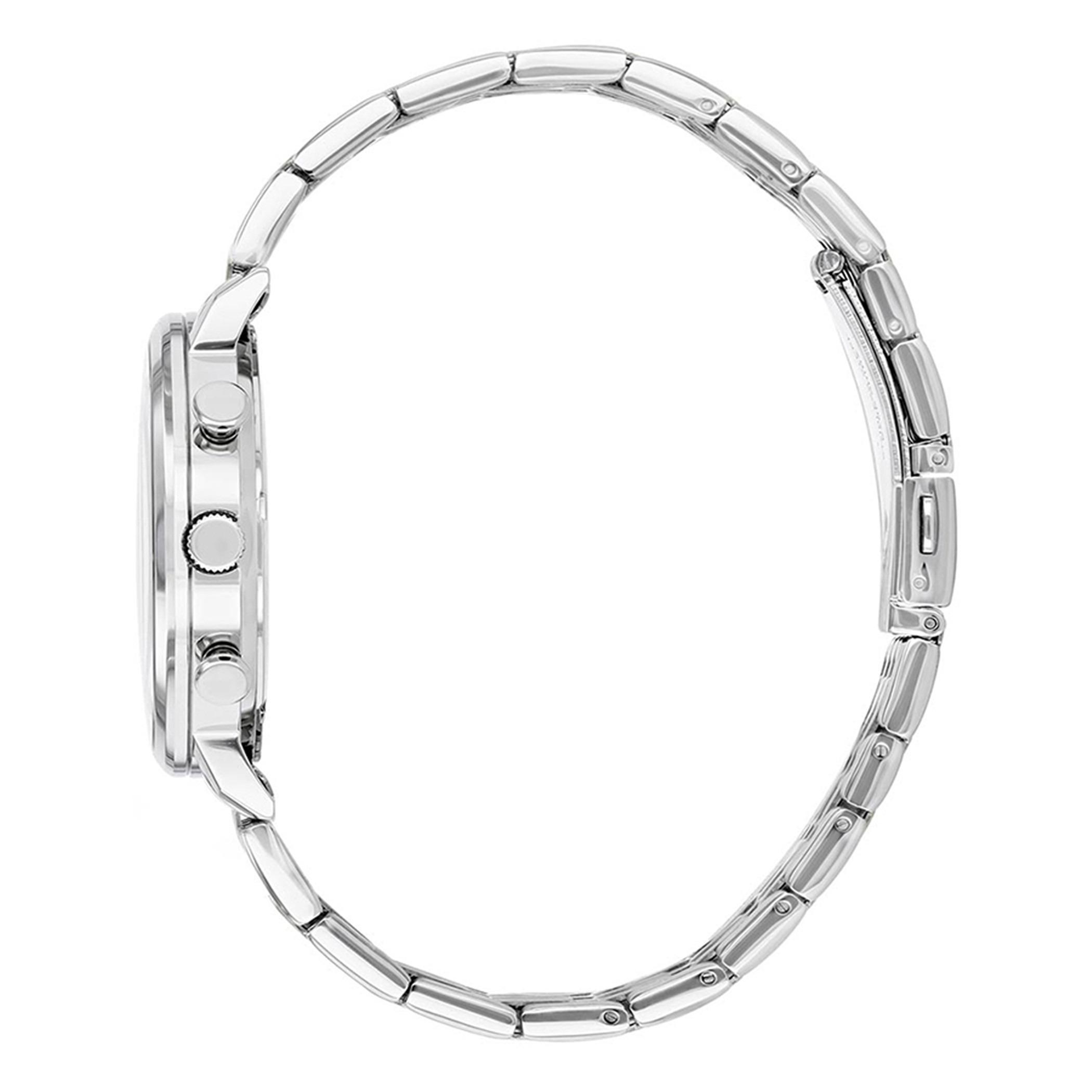  AN3614-54L-ساعة كرونوغراف من سيتيزن كوارتز للرجال بمينا ازرق مع سوار فضي وذهبي -men-watchesandjewellery-watches-image-2