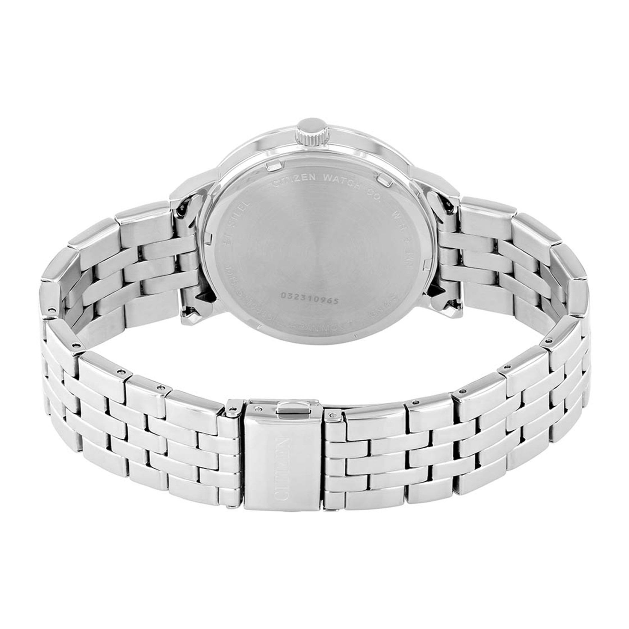  BE9170-72A-ساعة انالوج من سيتيزن كوارتز للرجال بمينا فضي مع سوار فضي -men-watchesandjewellery-watches-image-3