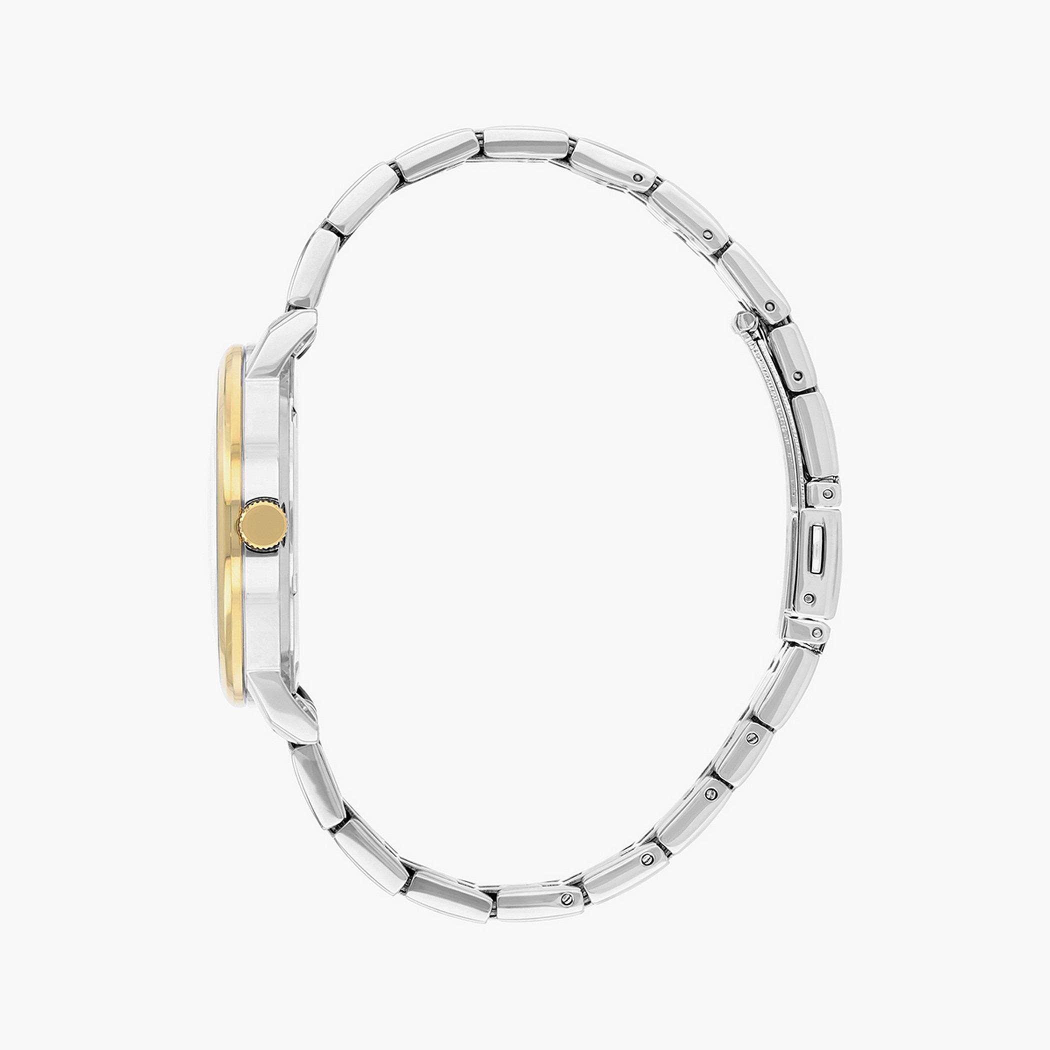  BE9176-76E-ساعة انالوج من سيتيزن كوارتز للرجال بمينا اسود مع سوار فضي وذهبي -men-watchesandjewellery-watches-image-2