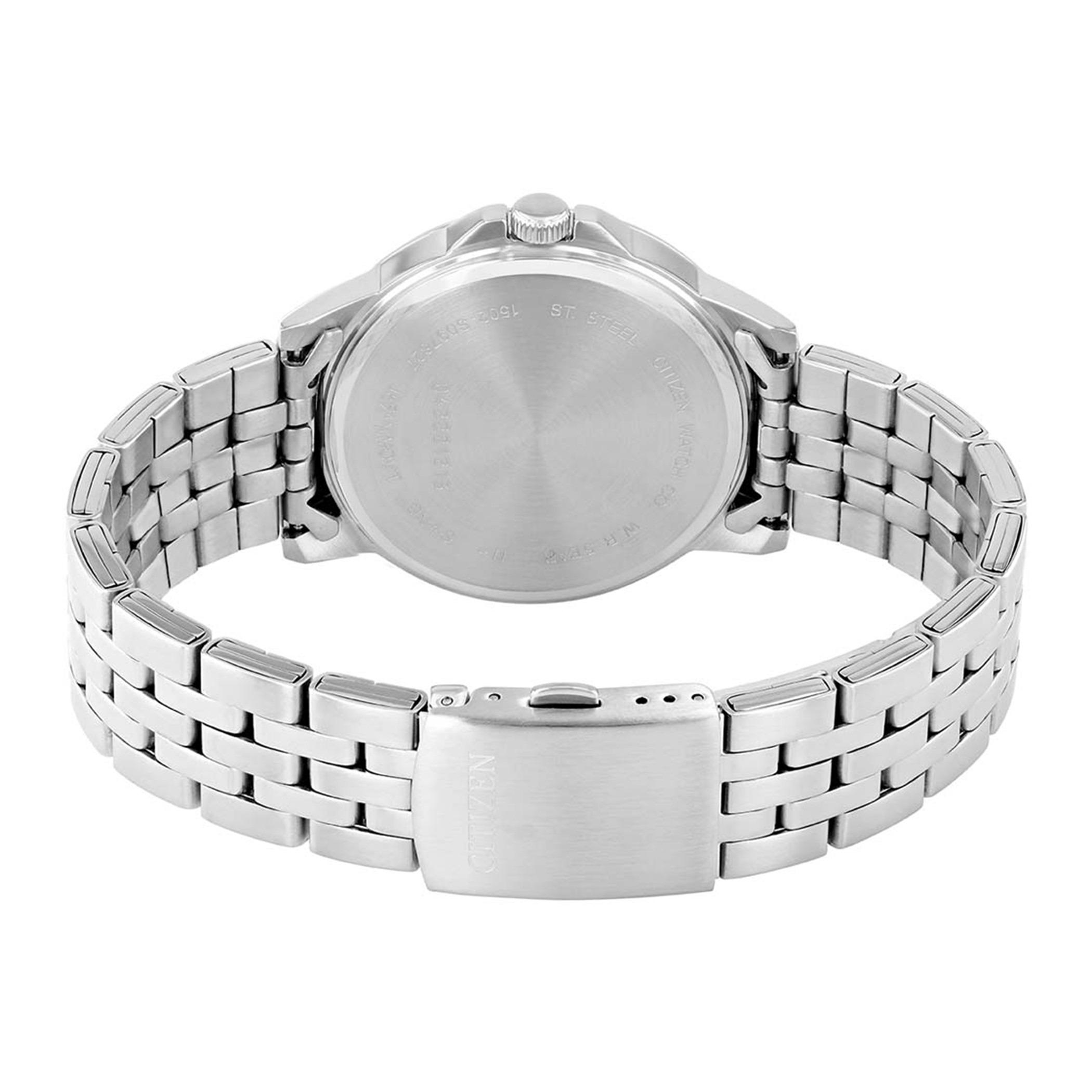  BF2011-51A-ساعة انالوج من سيتيزن كوارتز للرجال بمينا فضي مع سوار فضي -men-watchesandjewellery-watches-image-3