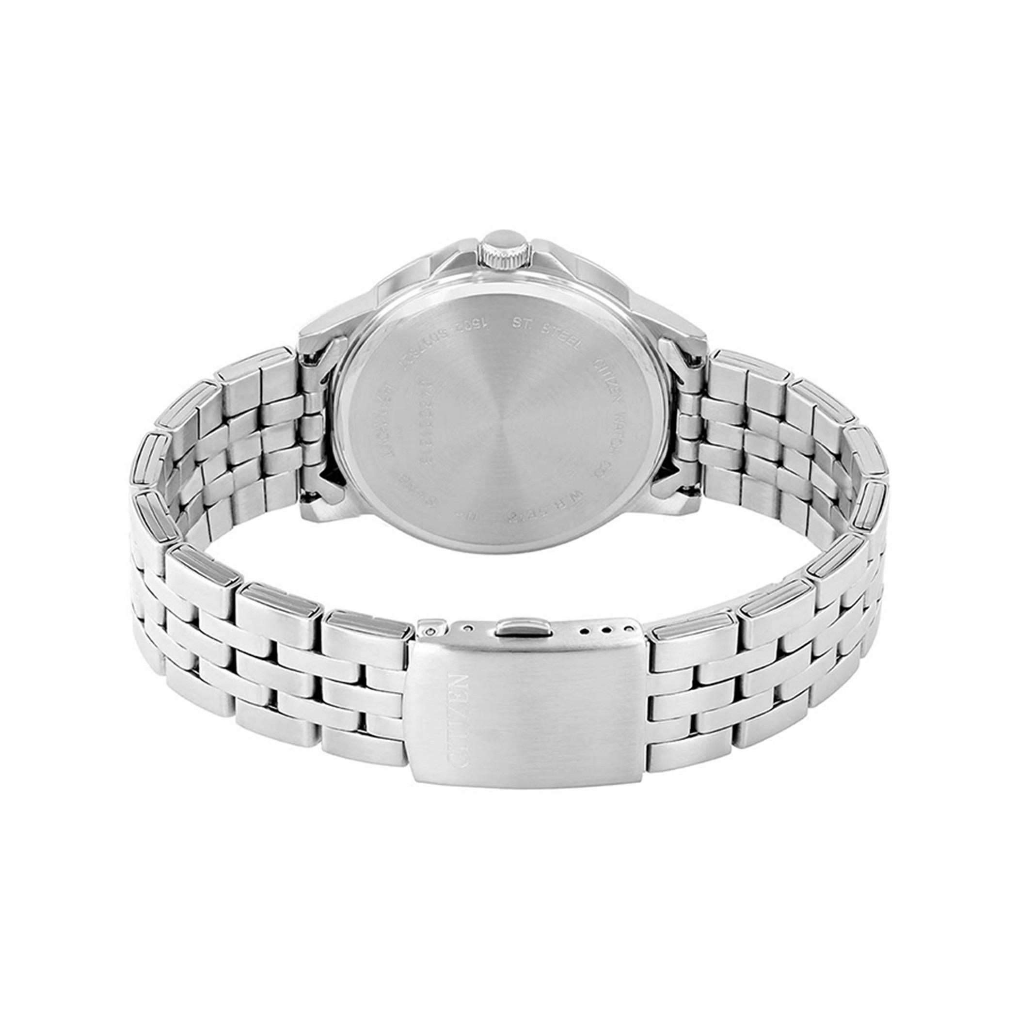 Citizen Quartz Men Blue Dial Analog Watch with Silver Strap - BF2011-51L-men-watchesandjewellery-watches-image-3