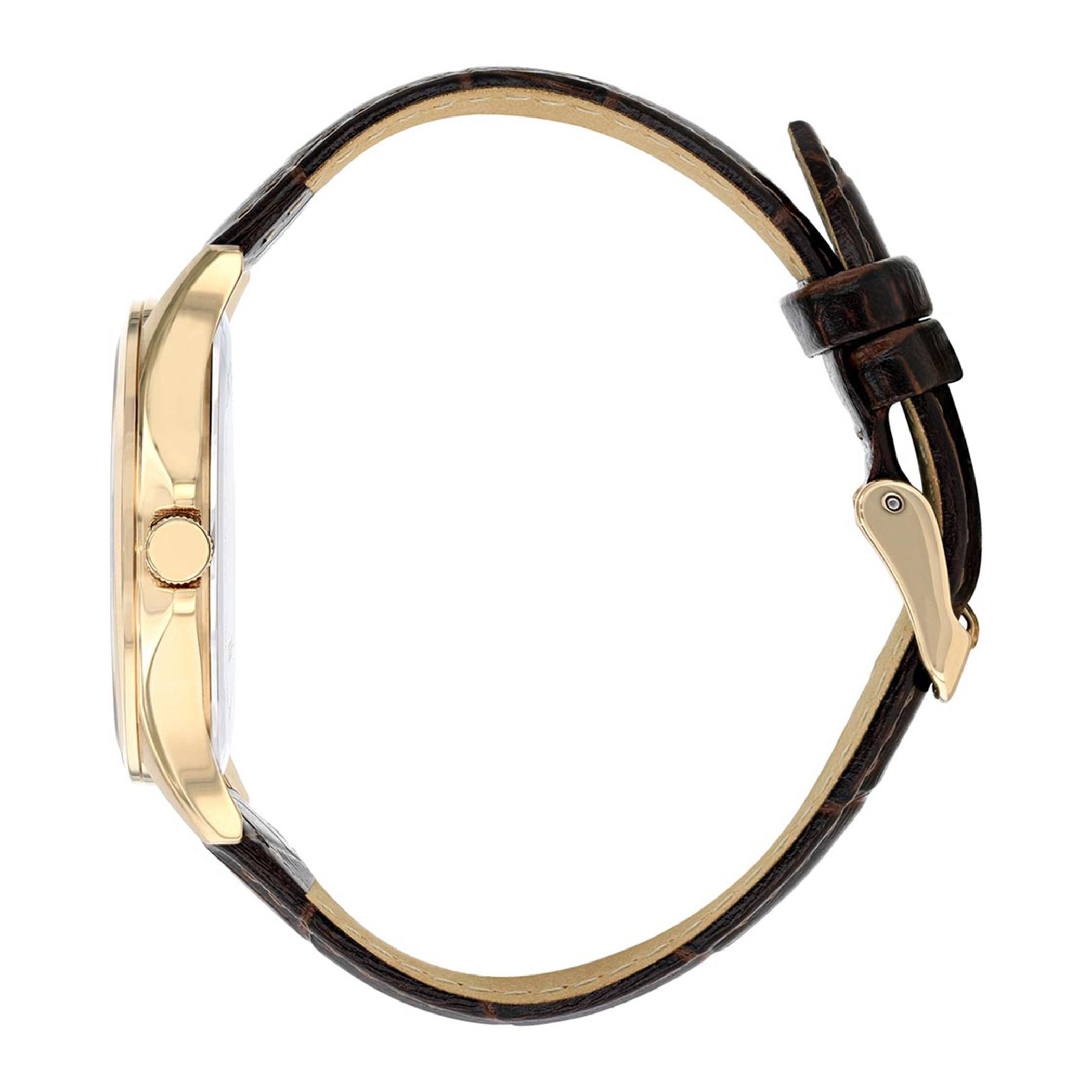  BF2023-01A-ساعة انالوج من سيتيزن كوارتز للرجال بمينا ابیض مع سوار بني -men-watchesandjewellery-watches-image-2