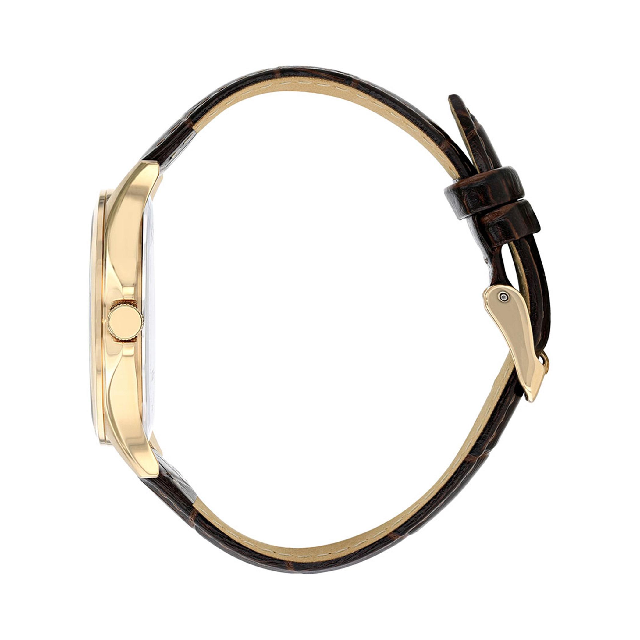  BF2023-01H-ساعة انالوج من سيتيزن كوارتز للرجال بمينا اسود مع سوار بني -men-watchesandjewellery-watches-image-2