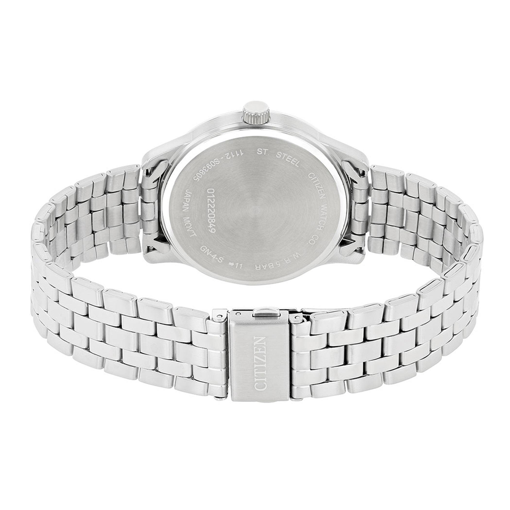  BI1050-81E-ساعة انالوج من سيتيزن كوارتز للرجال بمينا اسود مع سوار فضي -men-watchesandjewellery-watches-image-3