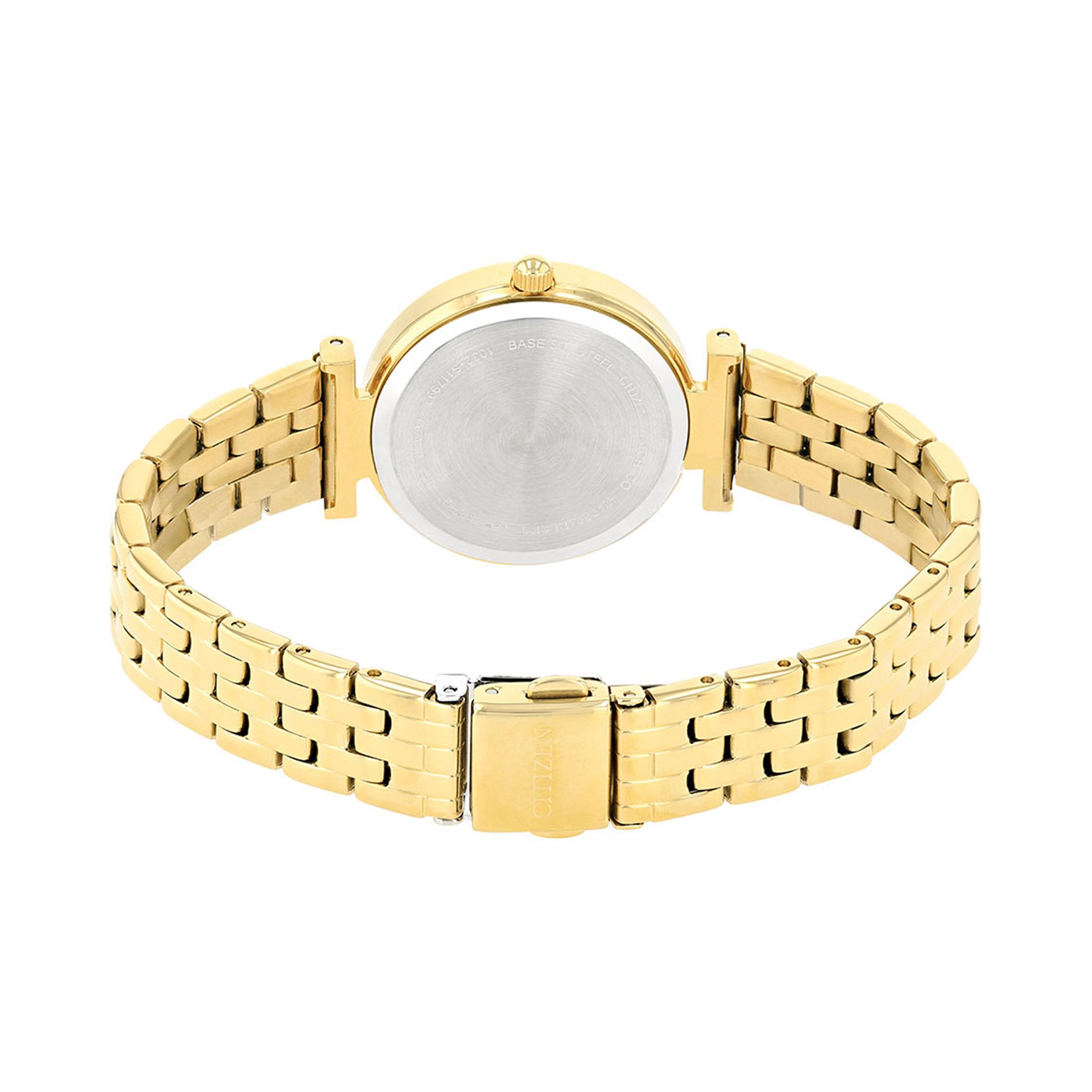  ER0212-50Y-ساعة انالوج من سيتيزن كوارتز للنساء بمينا أم لؤلؤة مع سوار ذهبي -women-watchesandjewellery-watches-image-3