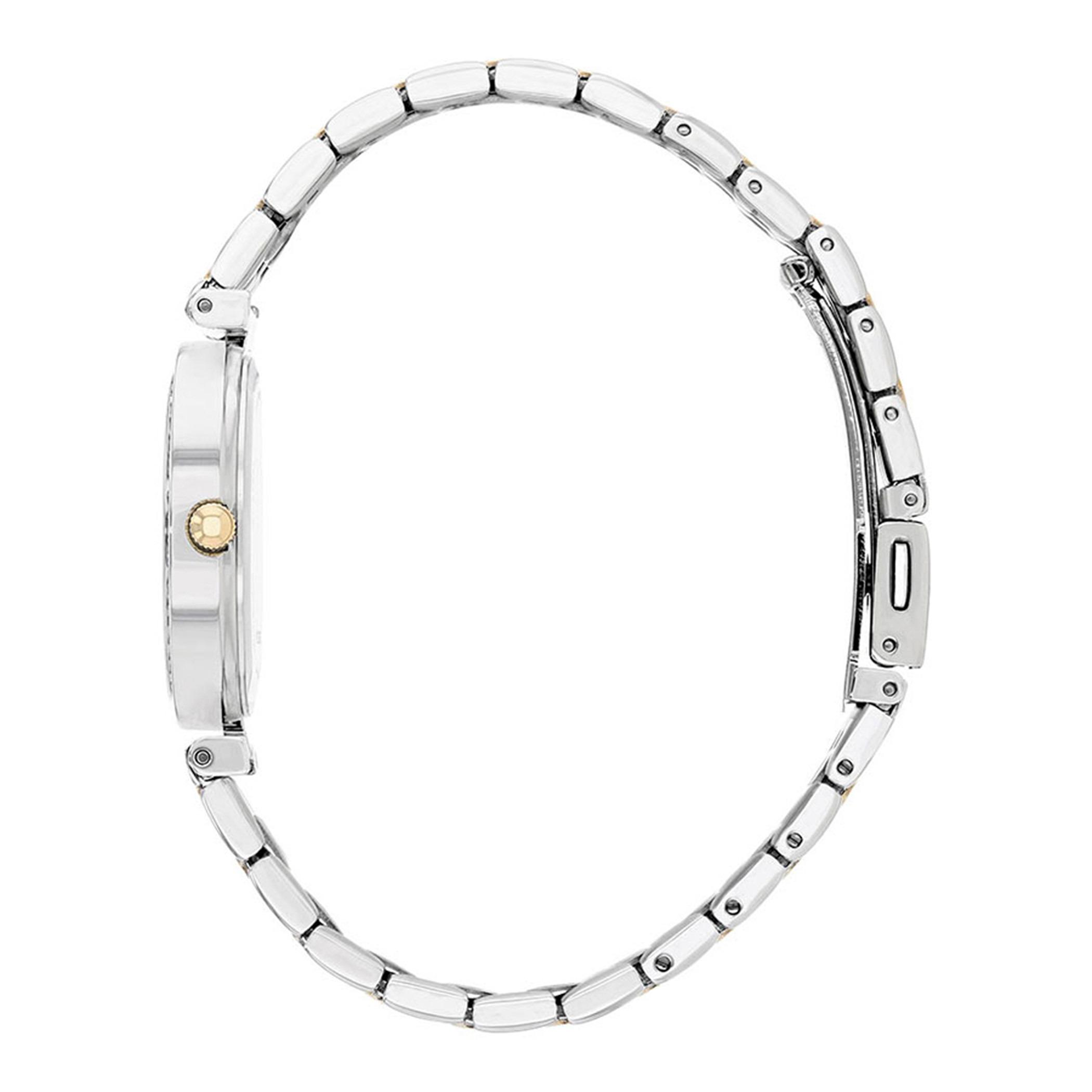  ER0214-54D-ساعة انالوج من سيتيزن كوارتز للنساء بمينا أم لؤلؤة مع سوار فضي وذهبي -women-watchesandjewellery-watches-image-2