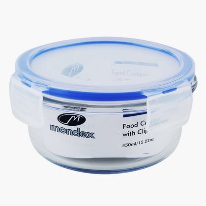 Feast Glass Round Food Storage Container - 450 ml