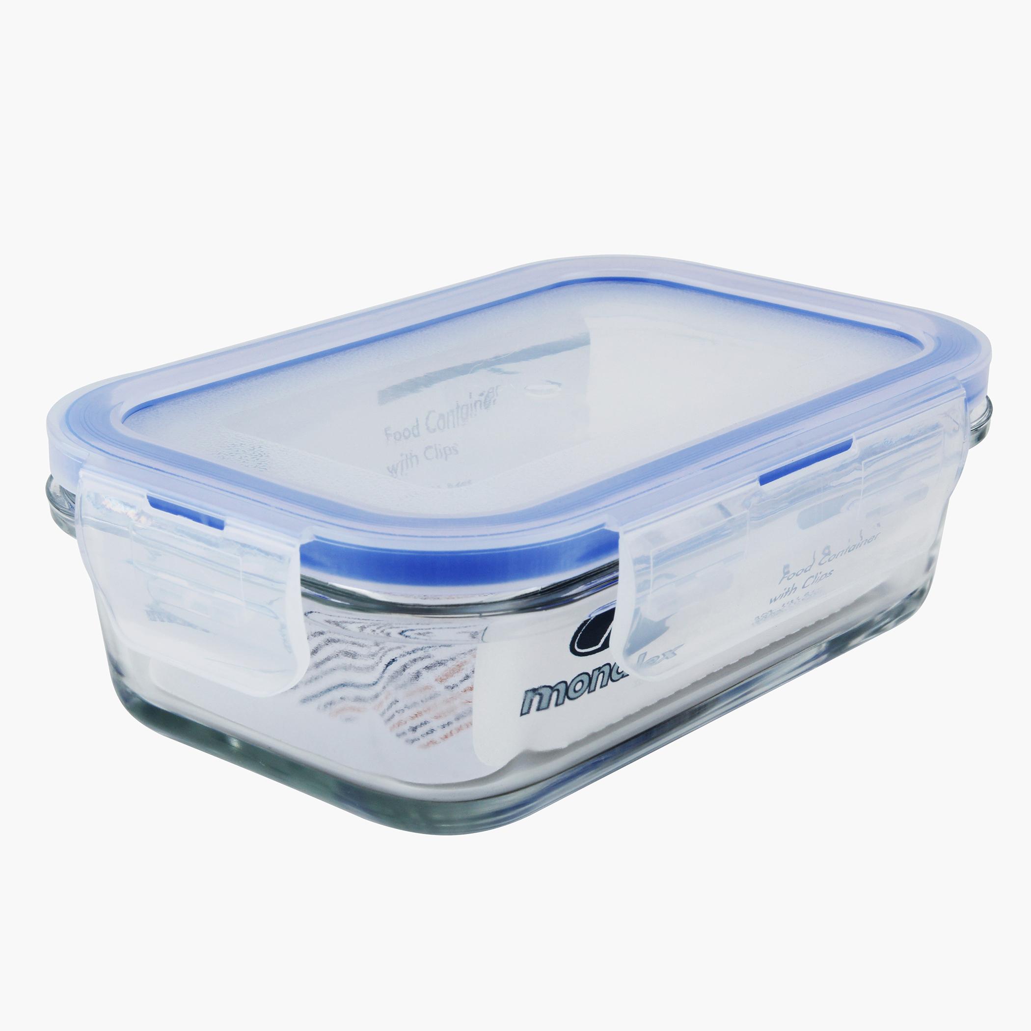 Feast Glass Rectangular Food Storage Container - 350 ml-hbxhomeware-kitchenware-containersandjars-image-1