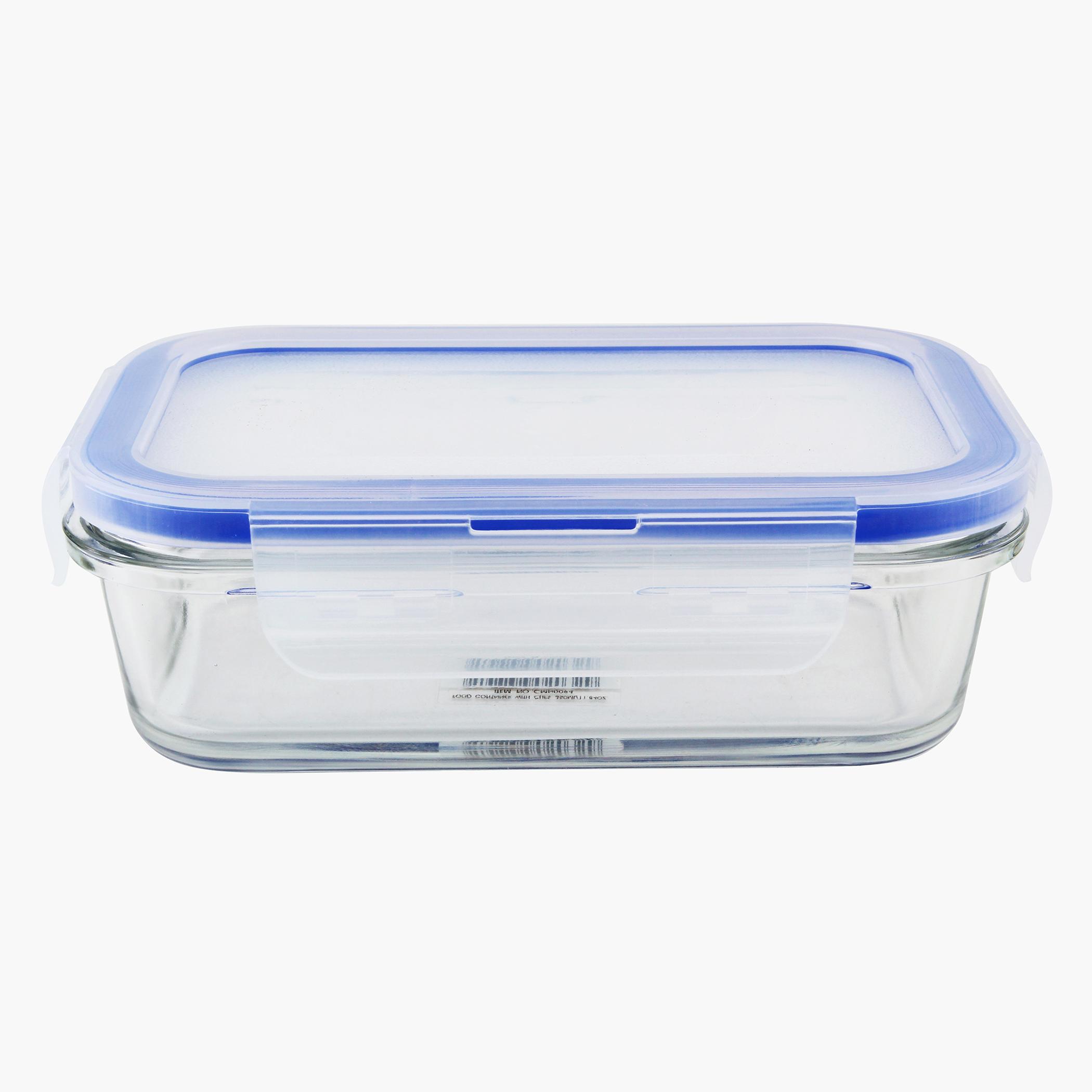 Feast Glass Rectangular Food Storage Container - 350 ml-hbxhomeware-kitchenware-containersandjars-image-2