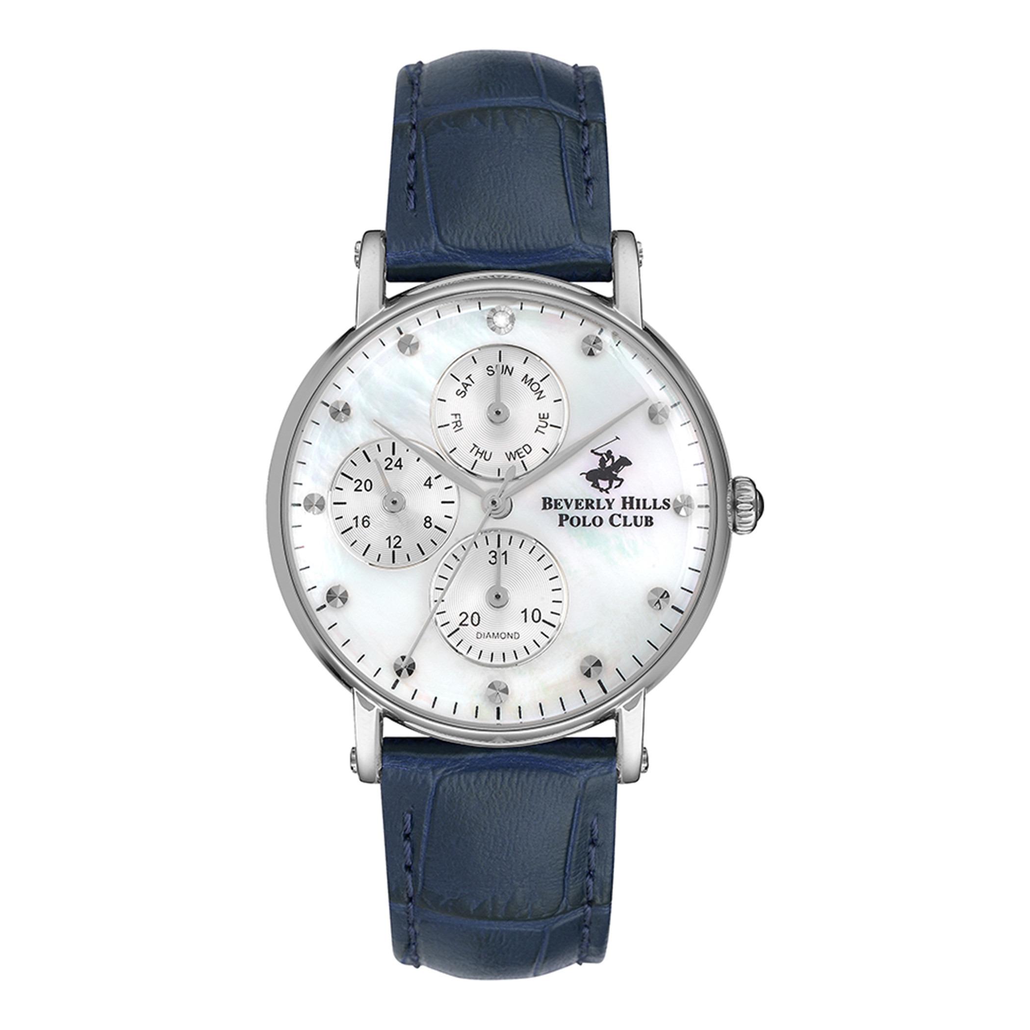  BP3253X.329-ساعة انالوج من بيفرلي هيلز بولو كلوب للنساء بمينا فضي -women-watchesandjewellery-watches-image-1