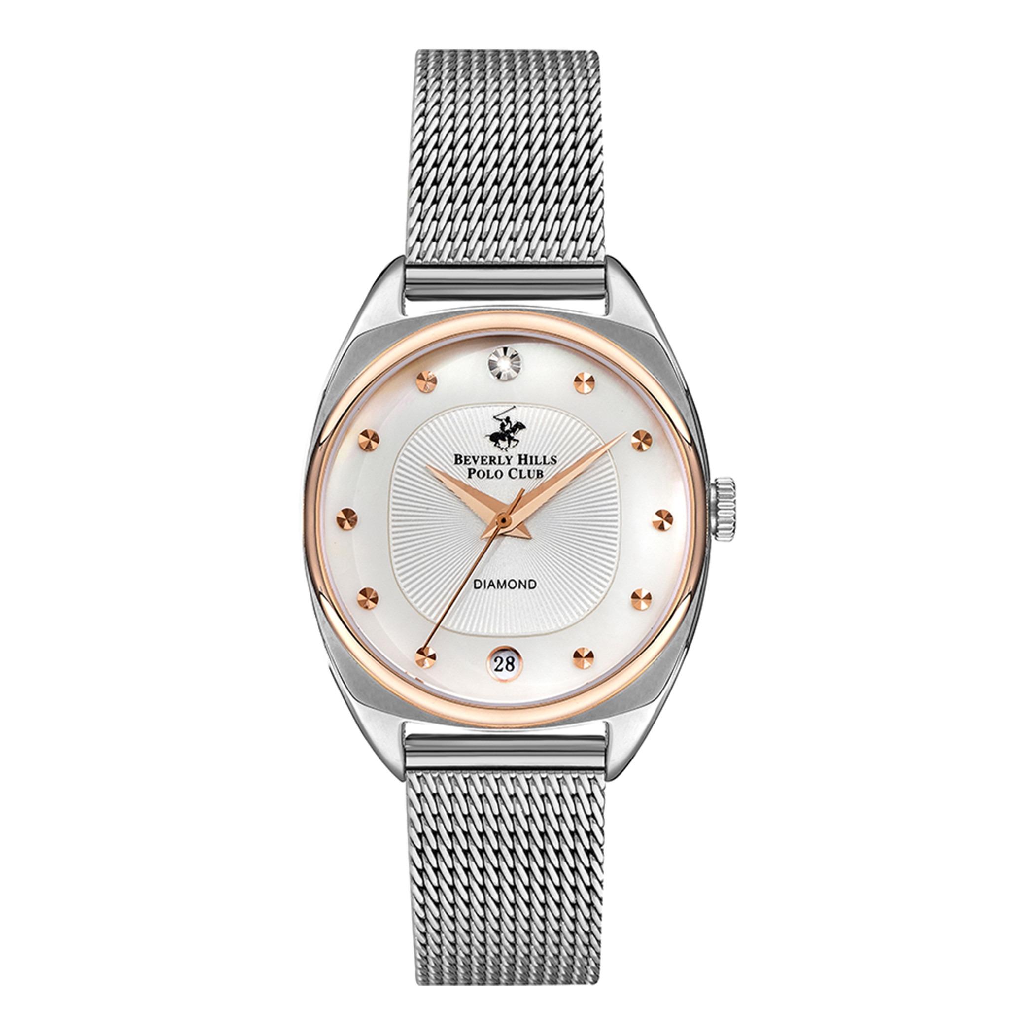  BP3271X.520-ساعة انالوج من بيفرلي هيلز بولو كلوب للنساء بمينا فضي -women-watchesandjewellery-watches-image-1