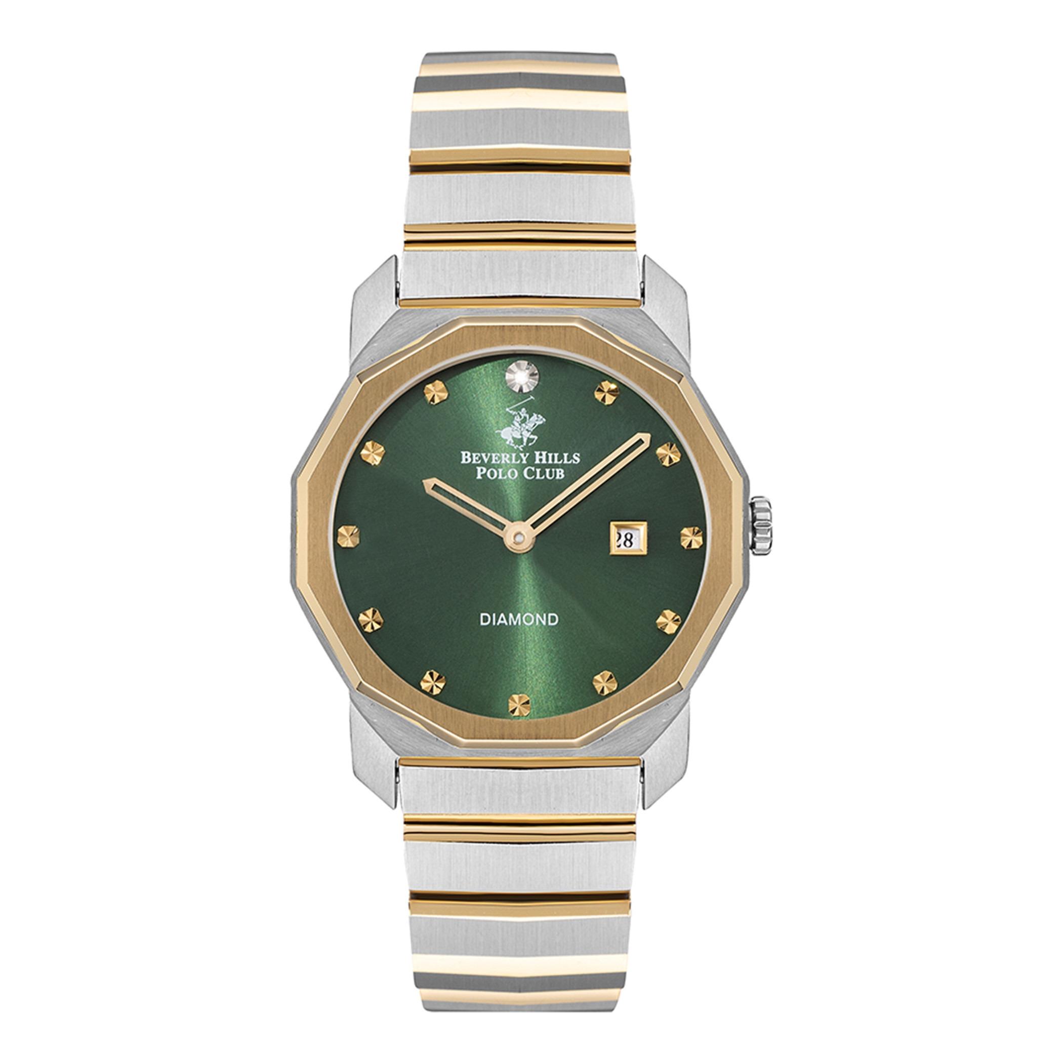  BP3284X.270-ساعة انالوج من بيفرلي هيلز بولو كلوب للنساء بمينا اخضر -women-watchesandjewellery-watches-image-1