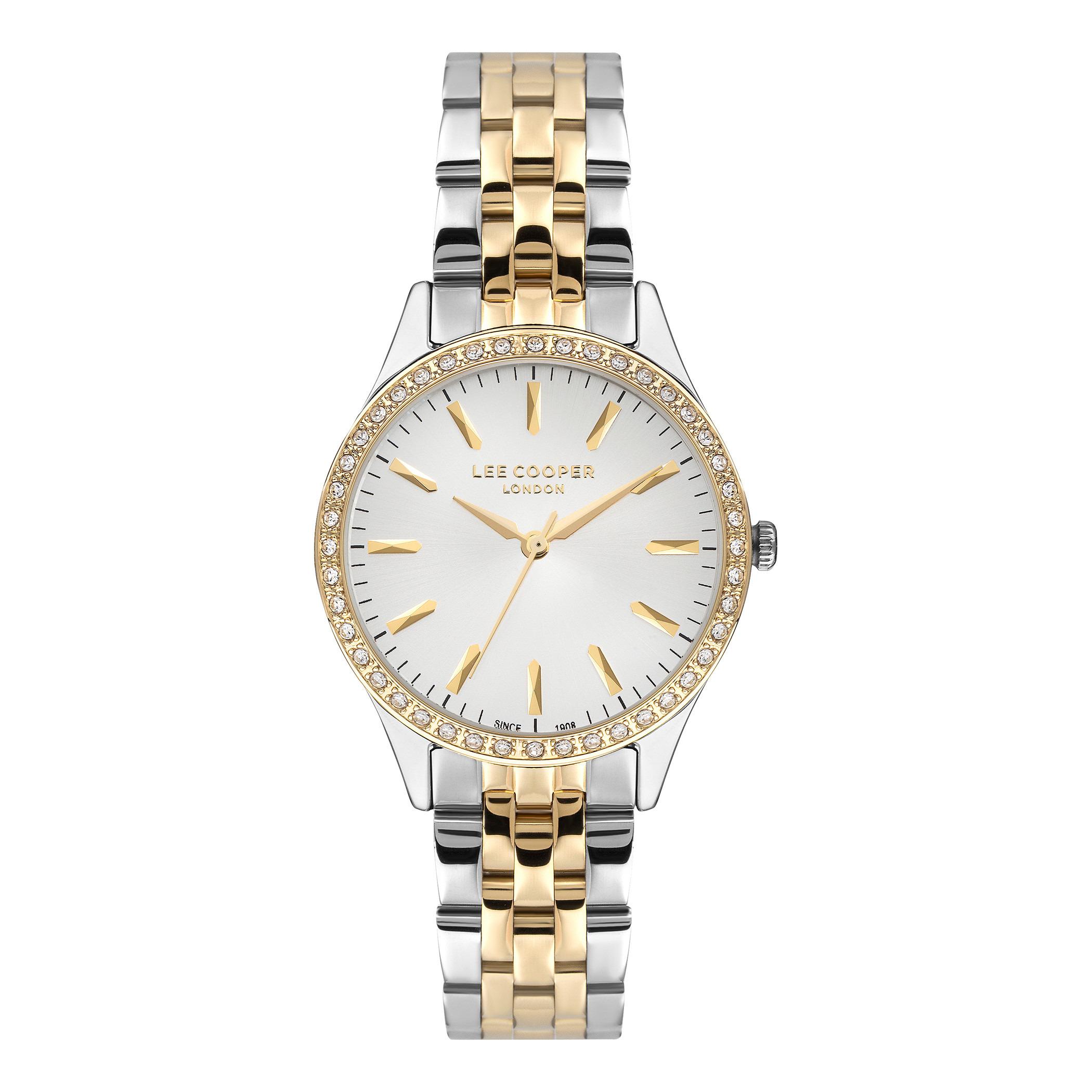  LC07391.230-ساعة أنالوج من لي كوبر بمينا فضي للنساء -women-watchesandjewellery-watches-image-1