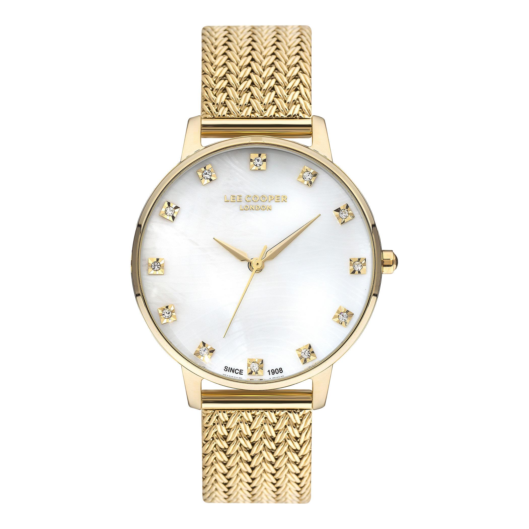  LC07401.120-ساعة أنالوج من لي كوبر بمينا أم لؤلؤة للنساء -women-watchesandjewellery-watches-image-1