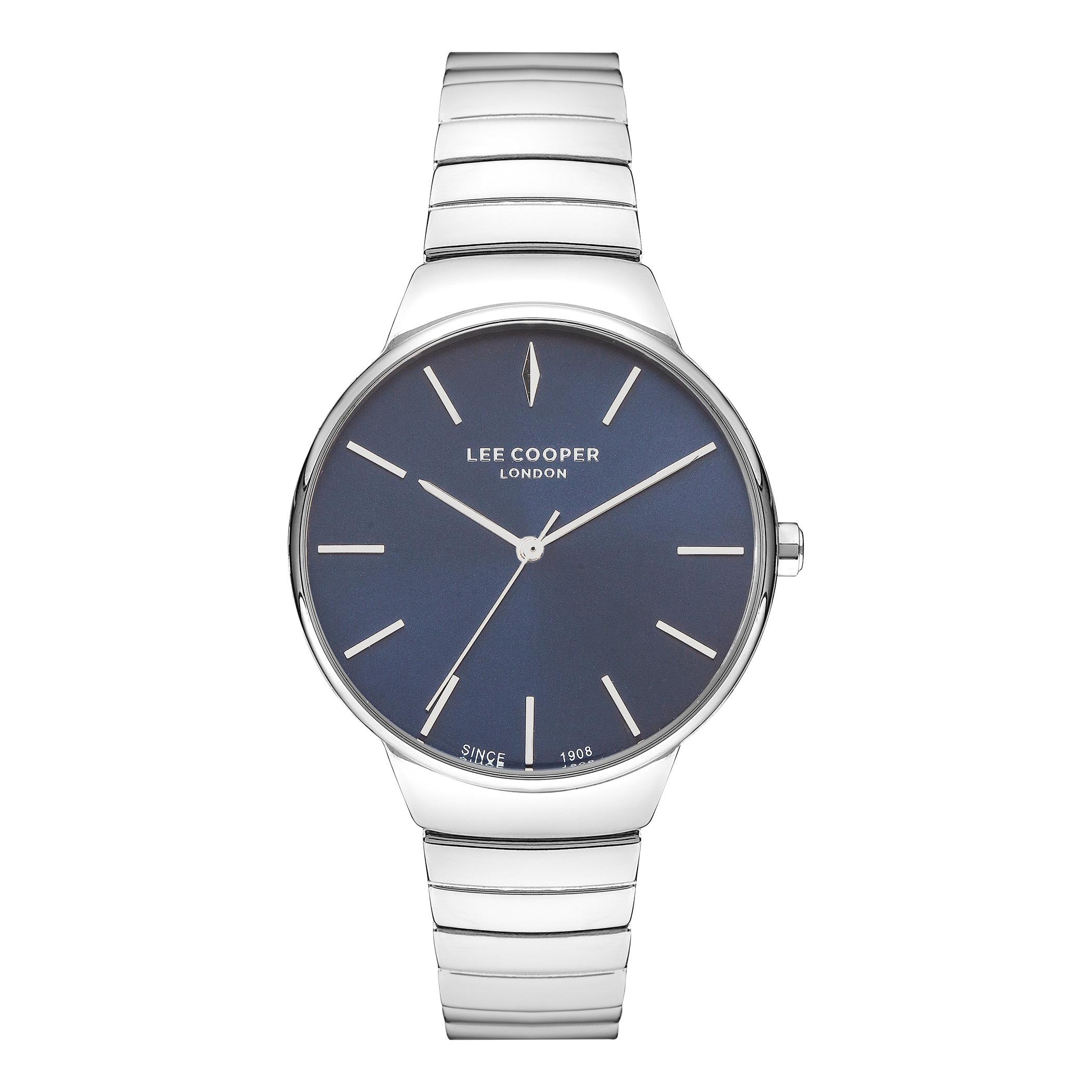  LC07342.390-ساعة أنالوج من لي كوبر بمينا أزرق غامق للنساء -women-watchesandjewellery-watches-image-1