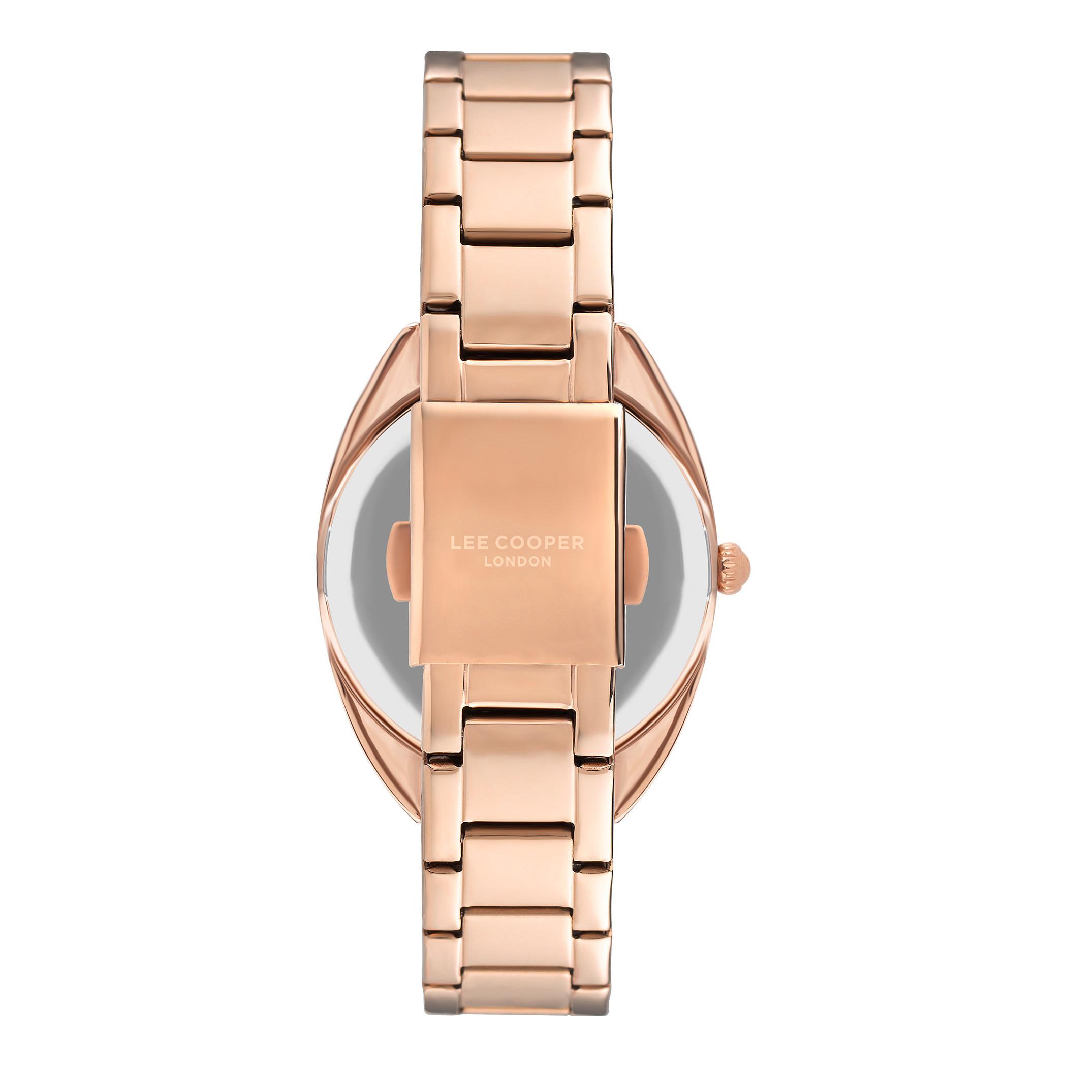  LC07383.410-ساعة أنالوج من لي كوبر بمينا ذهبي وردي للنساء -women-watchesandjewellery-watches-image-3