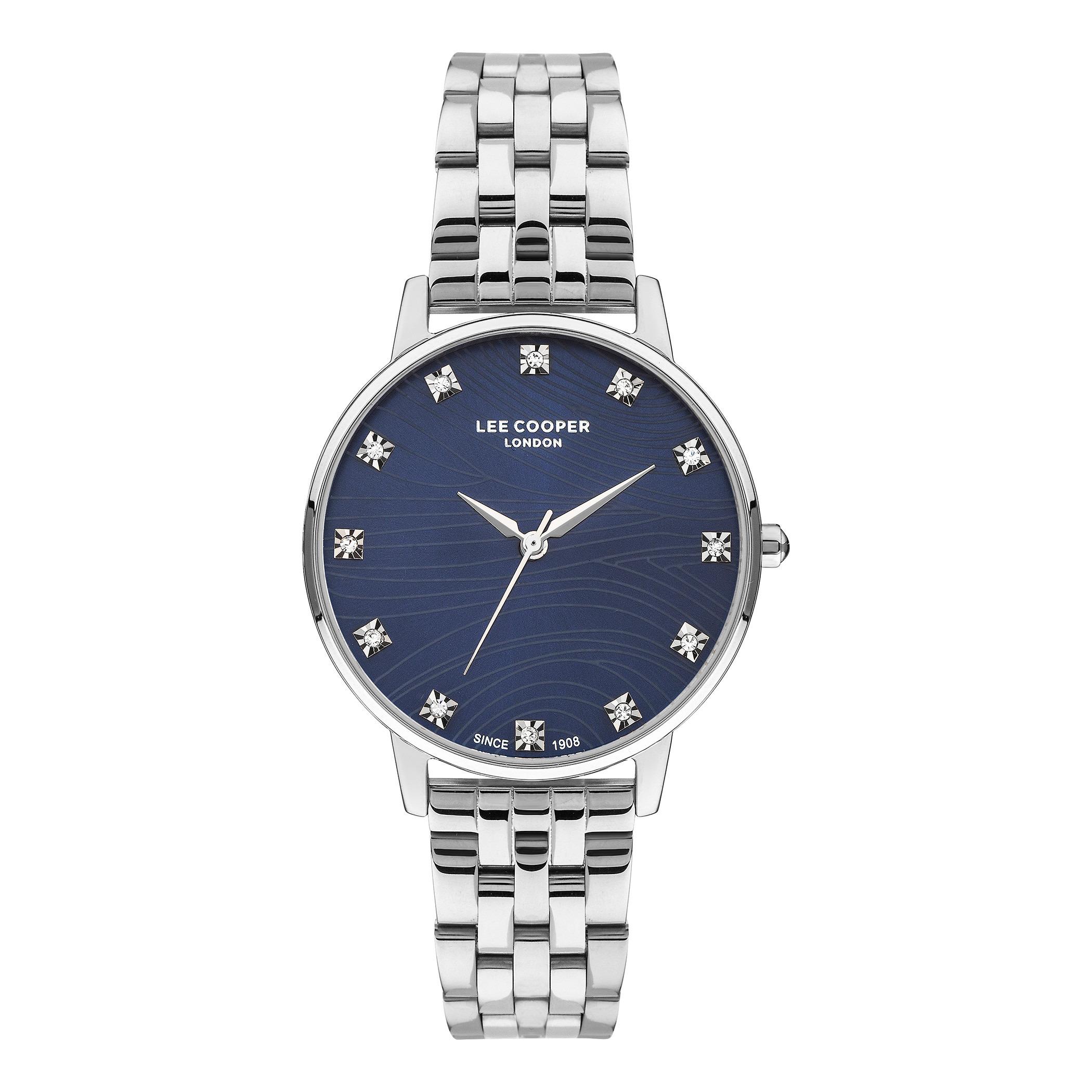  LC07402.390-ساعة أنالوج من لي كوبر بمينا أزرق غامق للنساء -women-watchesandjewellery-watches-image-1