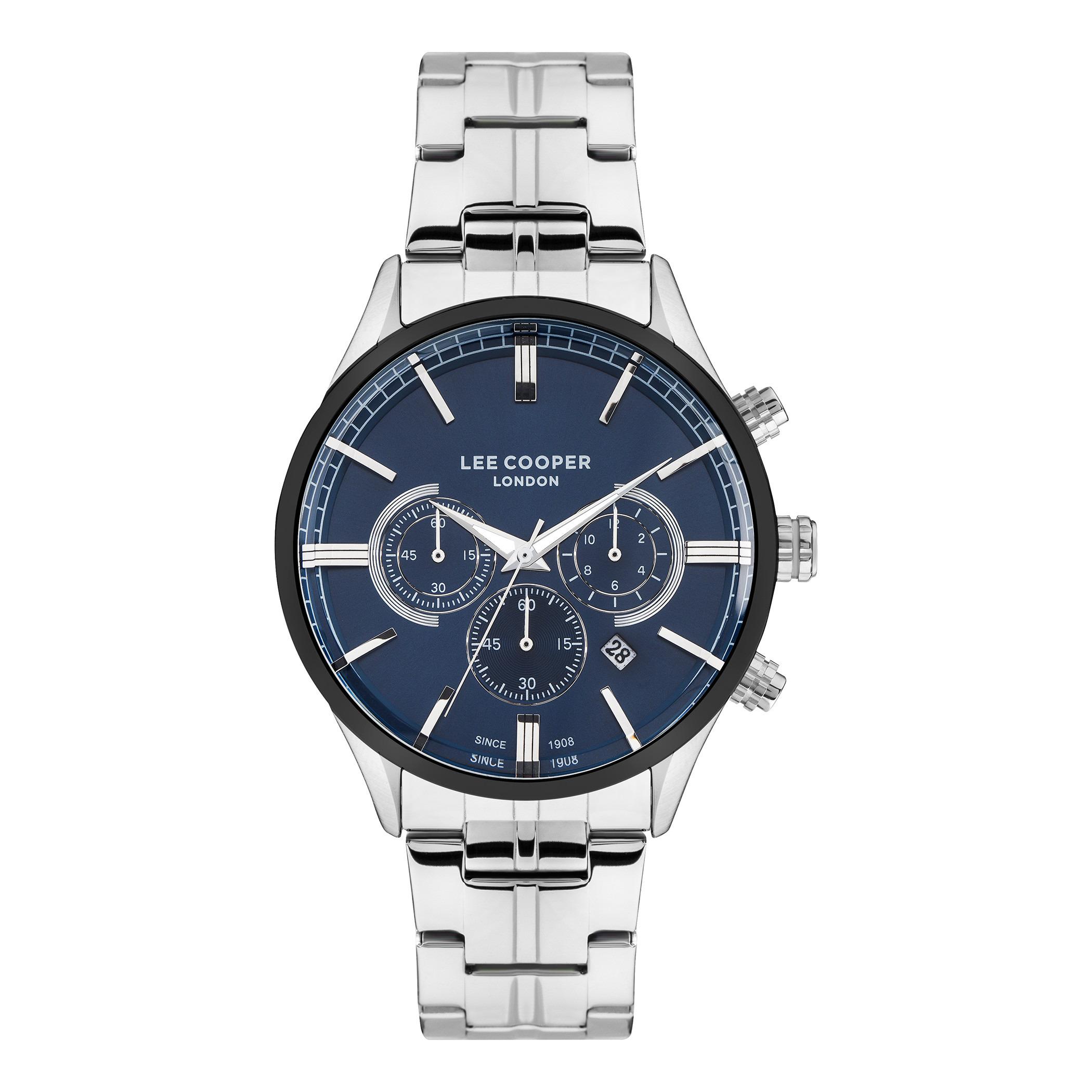  LC07367.390-ساعة كرونوغراف من لي كوبر بمينا أزرق غامق للرجال -men-watchesandjewellery-watches-image-1