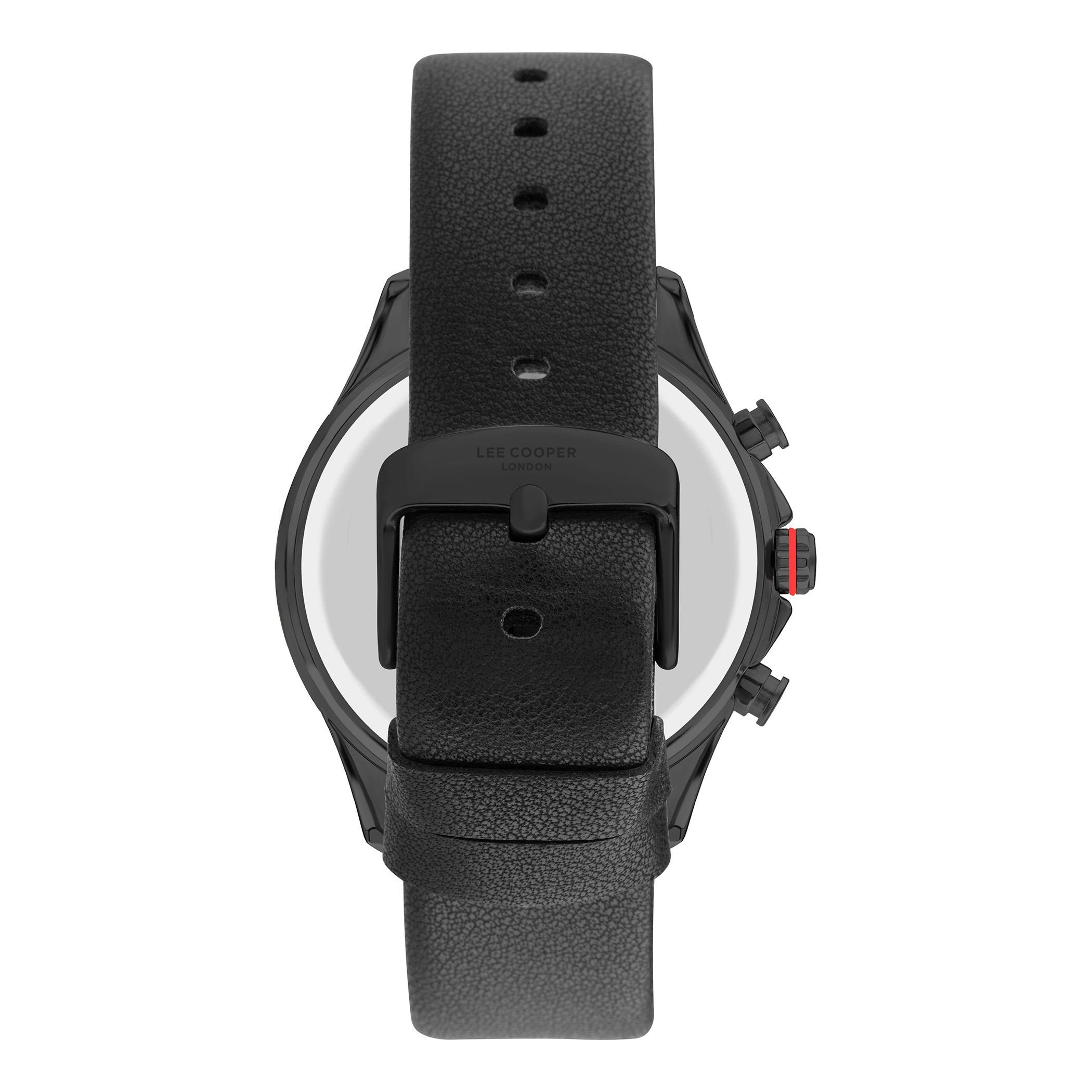  LC07376.651-ساعة كرونوغراف من لي كوبر بمينا أسود للرجال -men-watchesandjewellery-watches-image-3