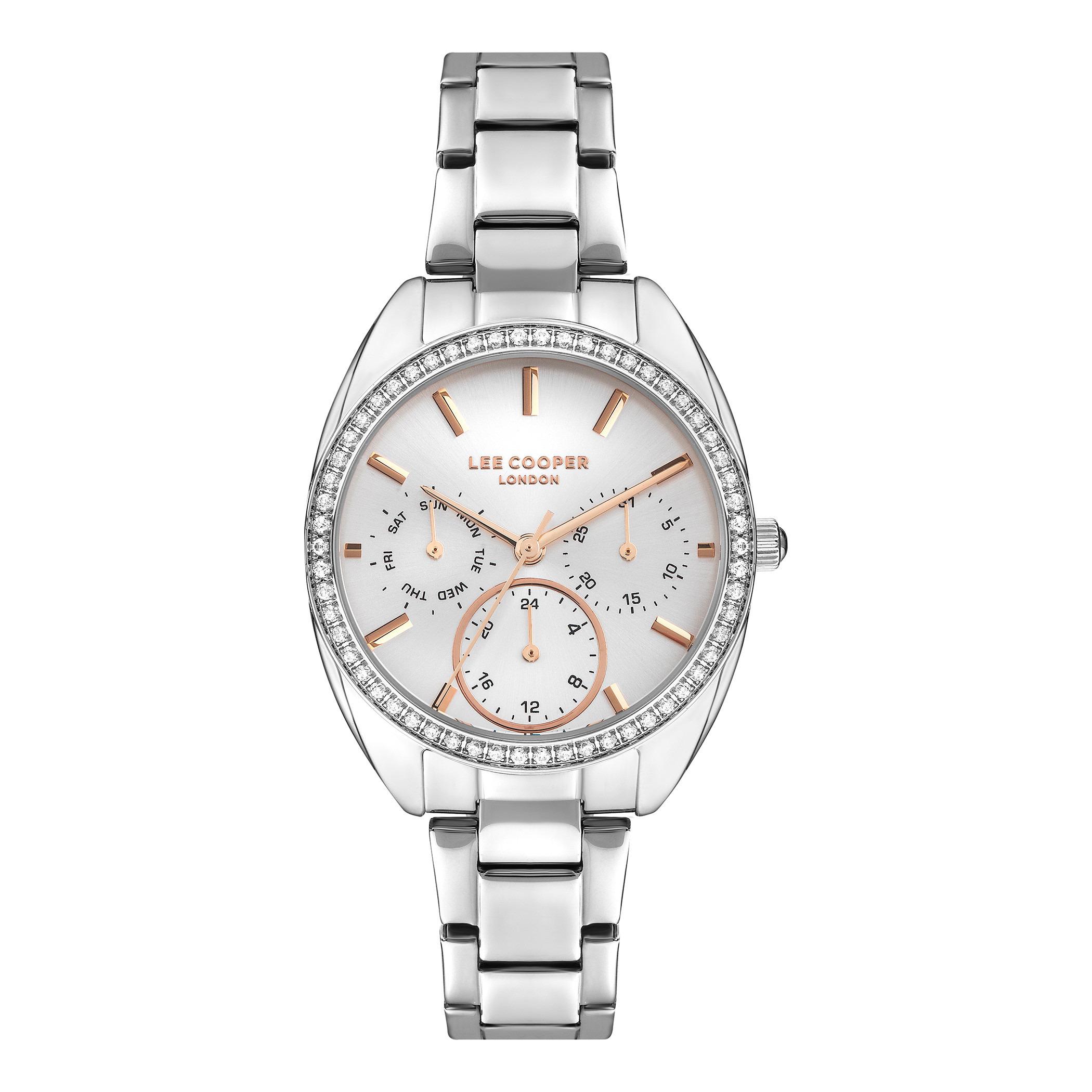  LC07408.330-ساعة أنالوج من لي كوبر بمينا فضي للنساء -women-watchesandjewellery-watches-image-1
