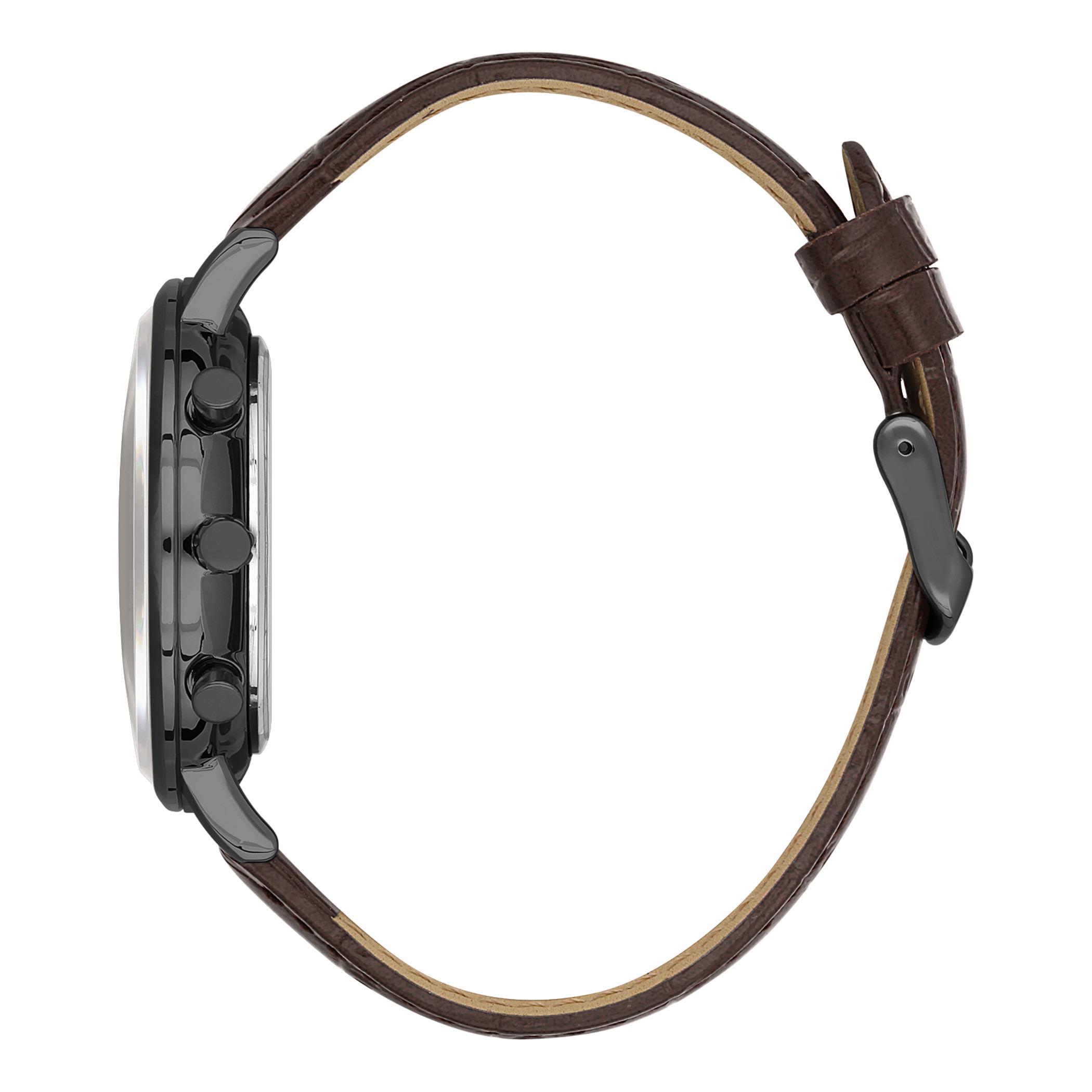  LC06916.062-ساعة كرونوغراف من لي كوبر بمينا أسود للرجال -men-watchesandjewellery-watches-image-2