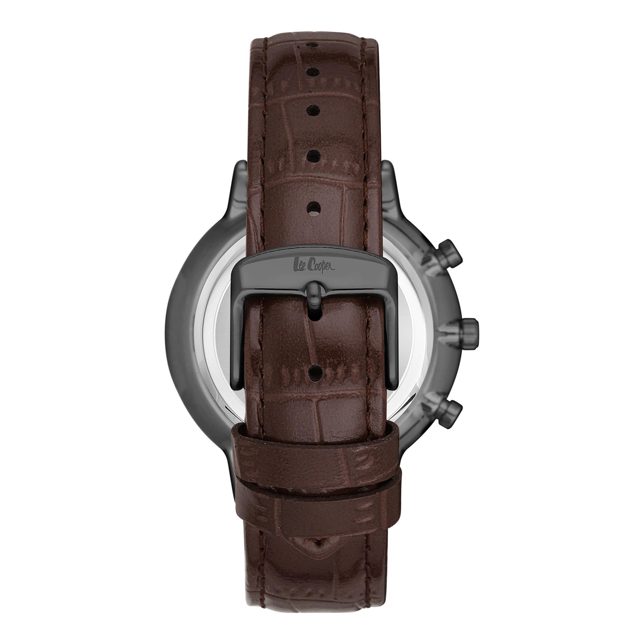  LC06916.062-ساعة كرونوغراف من لي كوبر بمينا أسود للرجال -men-watchesandjewellery-watches-image-3