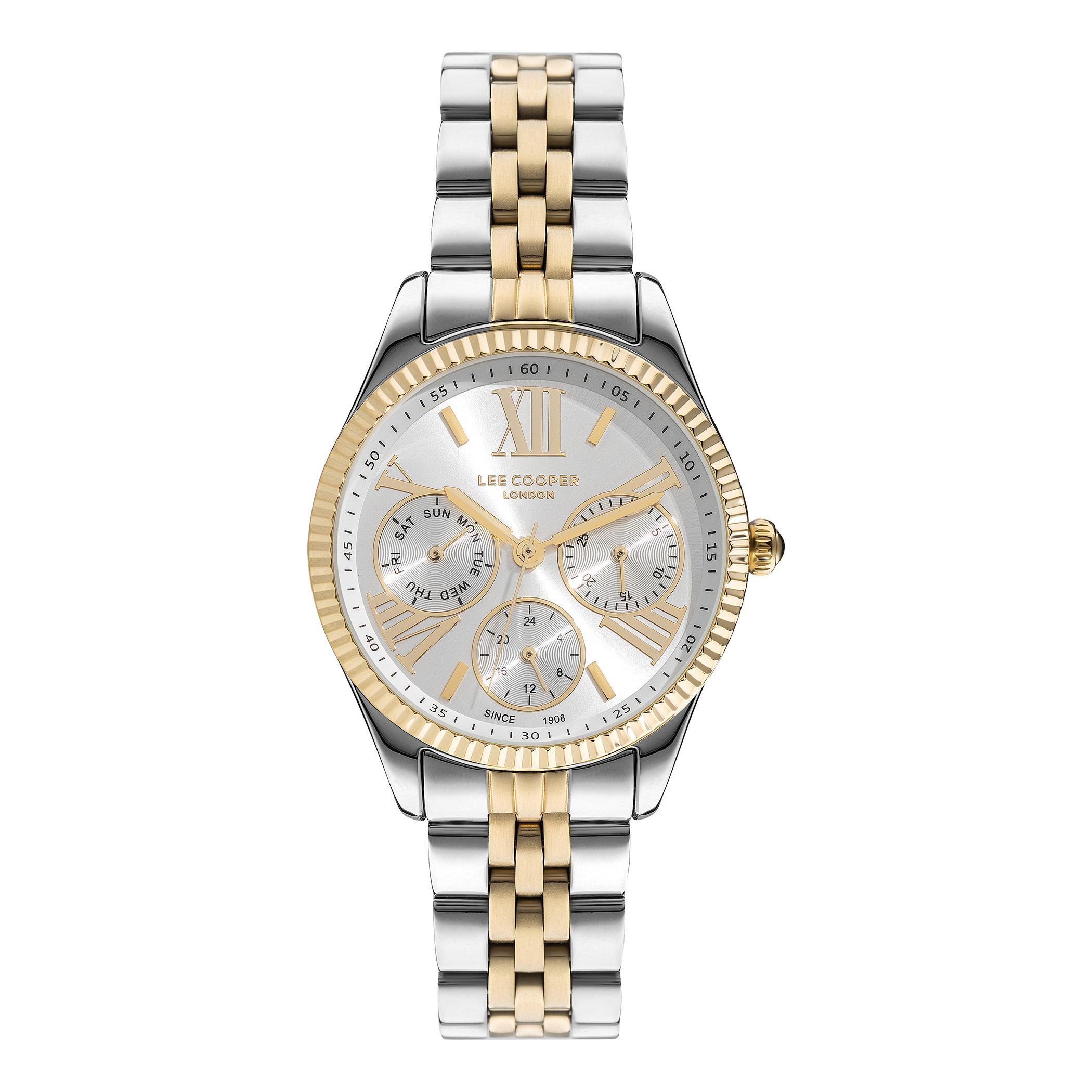  LC07333.230-ساعة أنالوج من لي كوبر بمينا فضي للنساء -women-watchesandjewellery-watches-image-1