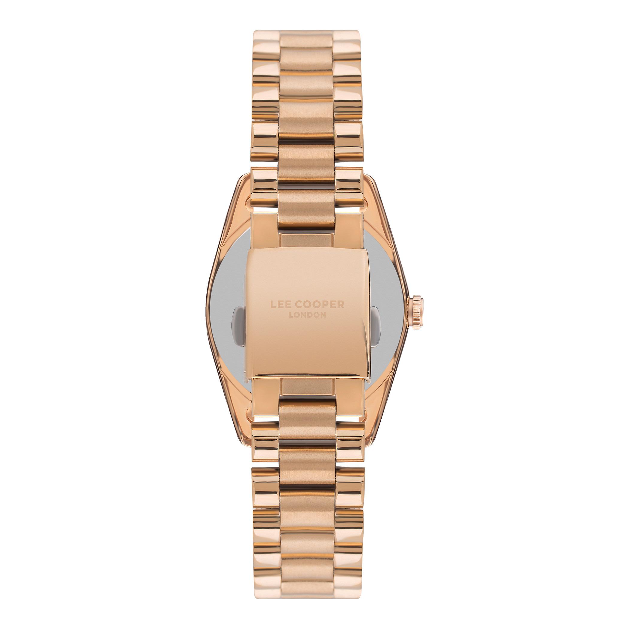  LC07331.410-ساعة أنالوج من لي كوبر بمينا ذهبي وردي للنساء -women-watchesandjewellery-watches-image-3