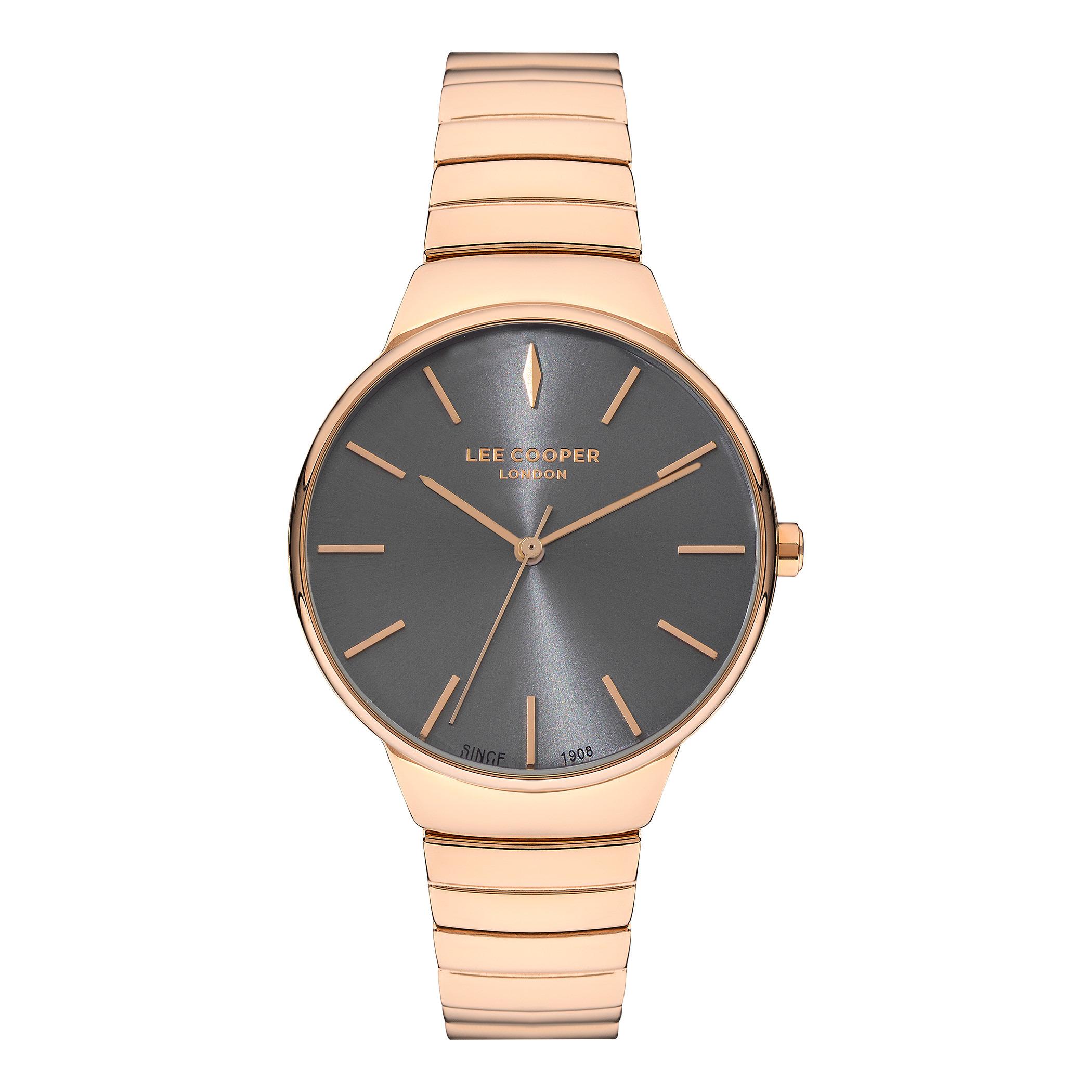  LC07342.460-ساعة أنالوج من لي كوبر بمينا رمادي للنساء -women-watchesandjewellery-watches-image-1
